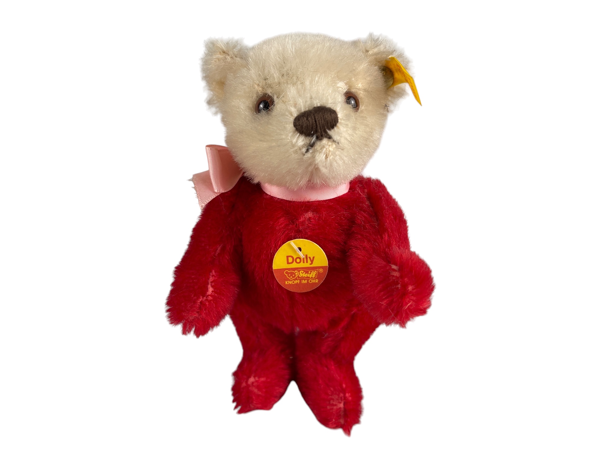 Steiff Tier 030628 Teddy Bär Dolly 14 cm. Top Zustand  