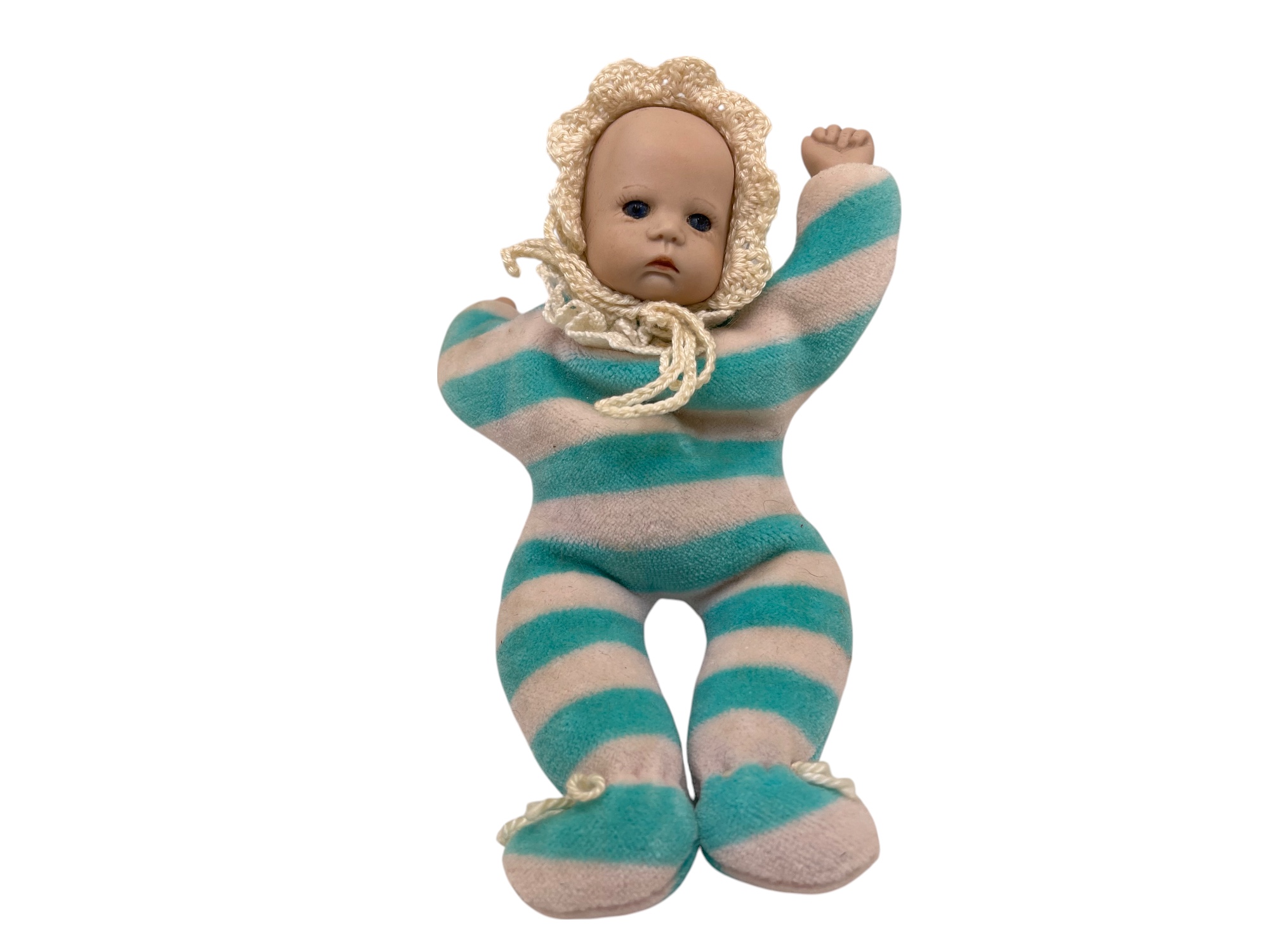 Sammler Puppe Porzellan Puppe 18 cm. Top Zustand 