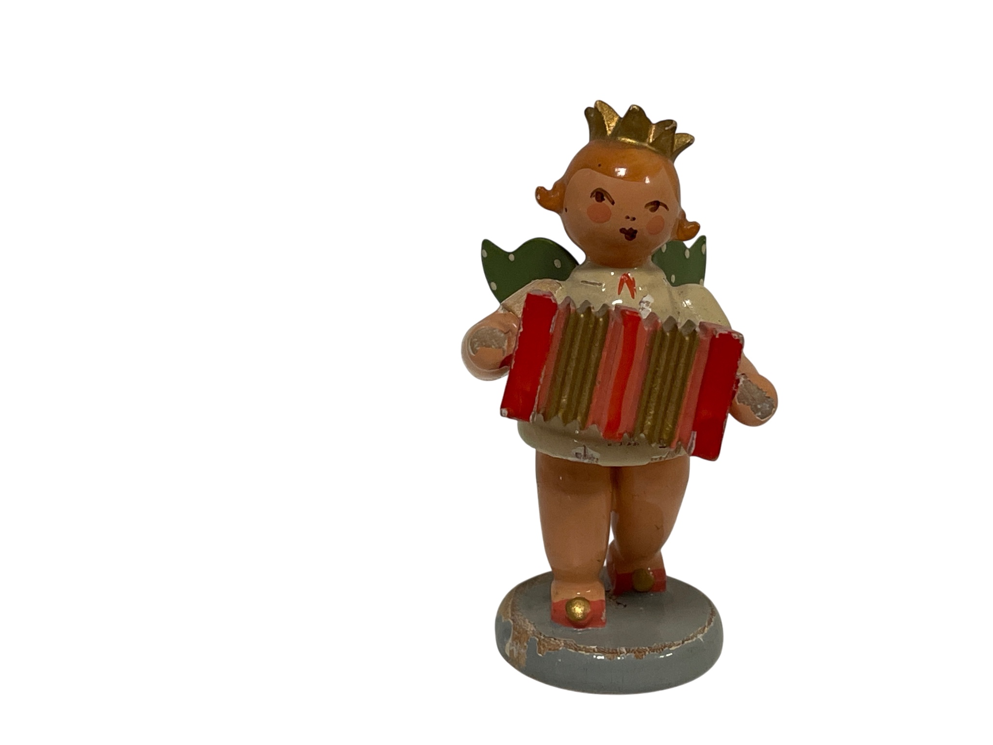 Erzgebirge Figur Engel 6,5 cm. Zustand siehe Fotos 