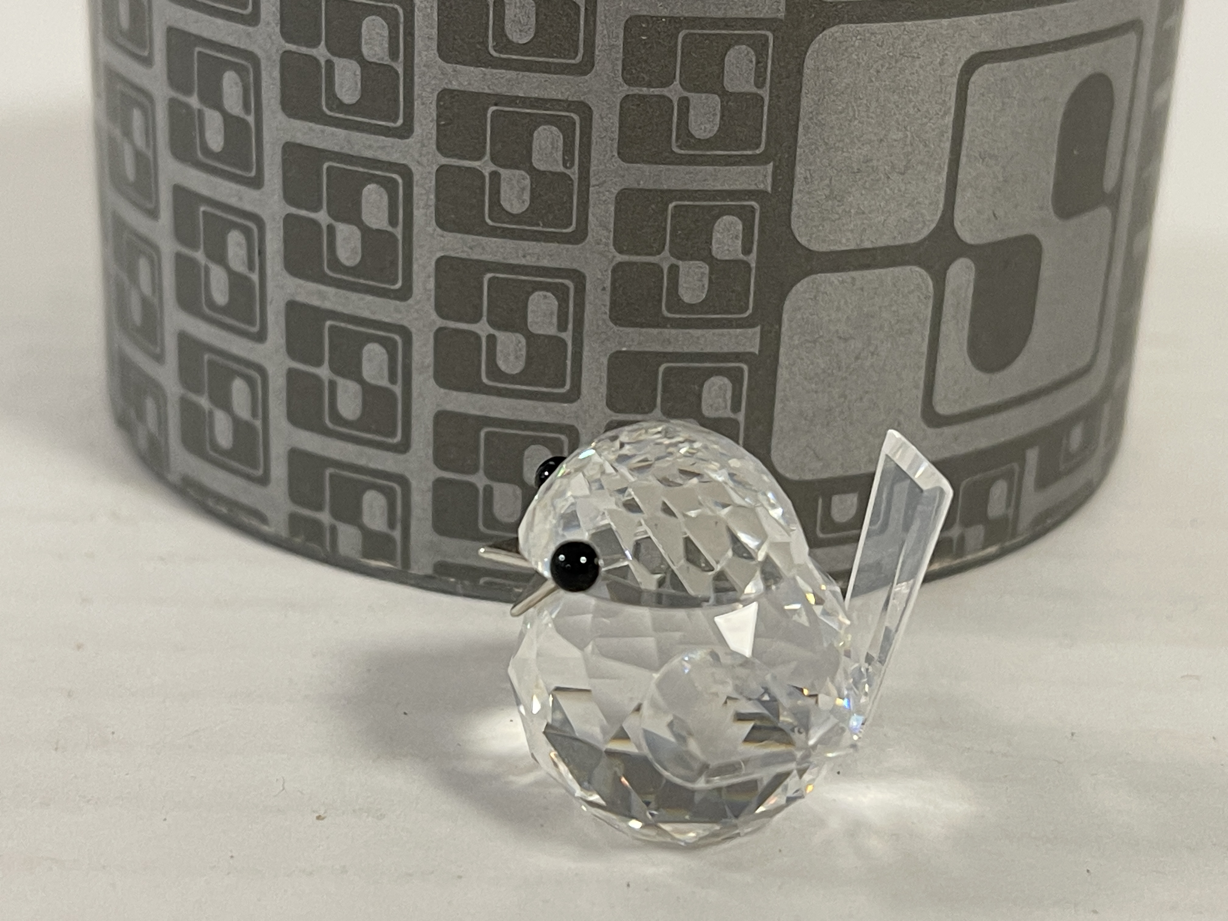 Swarovski Figur Kristall 010017 Spatz 3 cm. Ovp & Zertifikat + Top Zustand.  