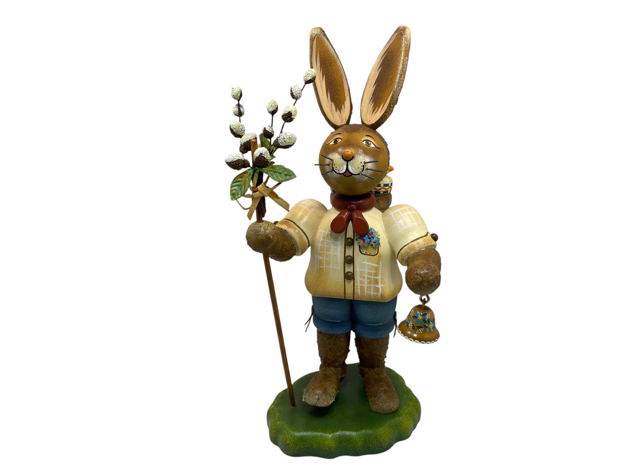 Erzgebirge Sammler Figur Hubrig Hase 29 cm. Top Zustand  