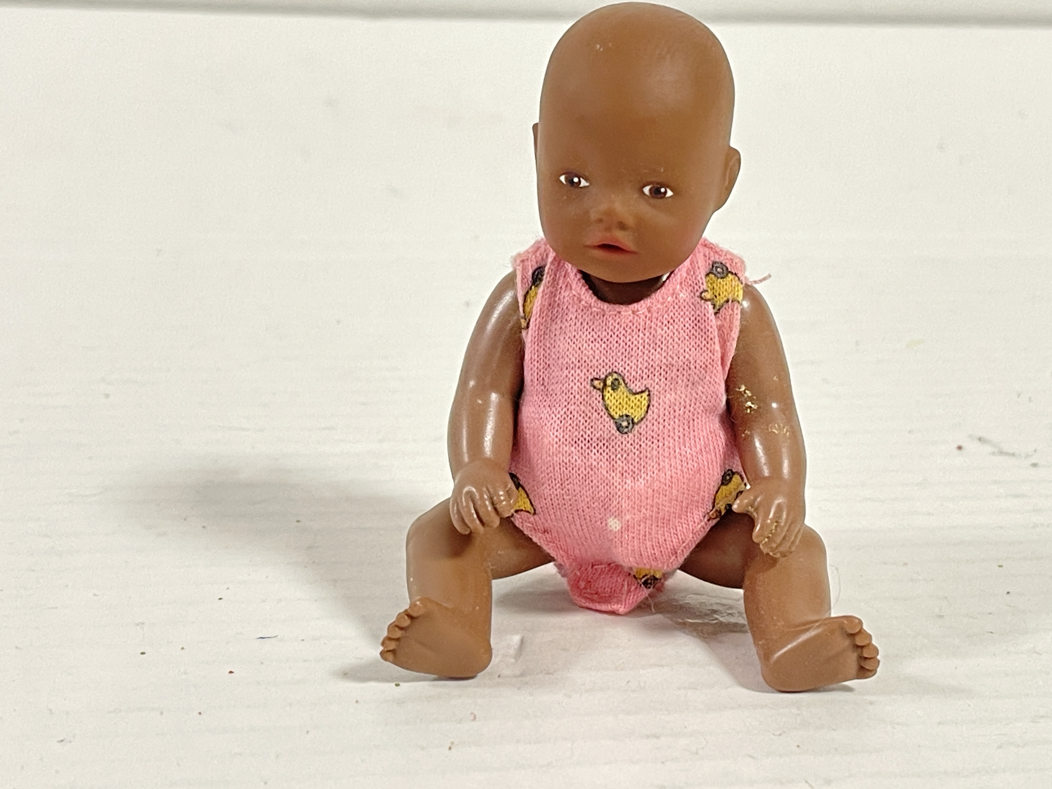 Zapf Puppe Vinyl Mini Baby Born 11 cm. Top Zustand 