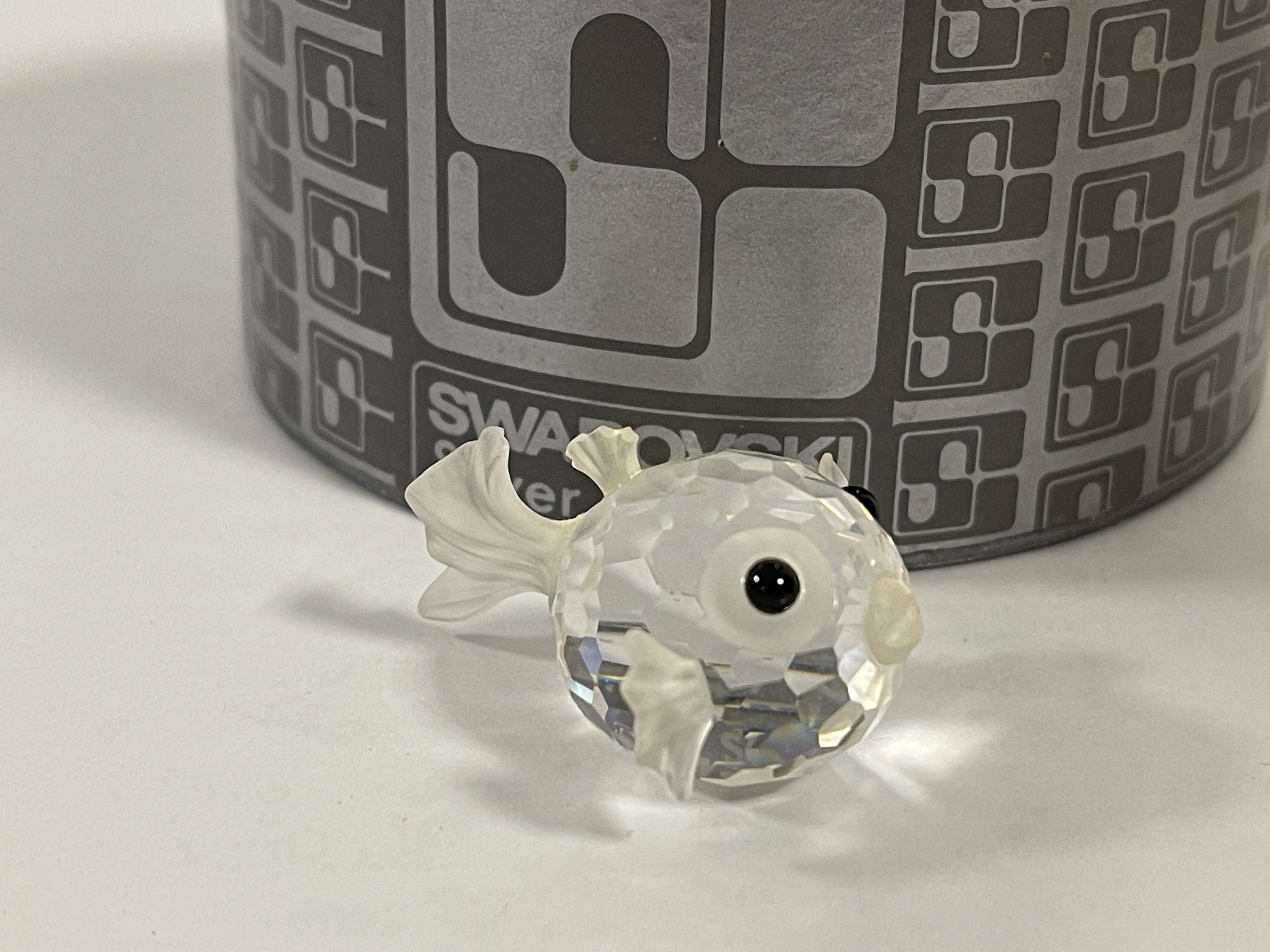  Swarovski Figur 013960 Kugelfisch 3,5 cm. Mit OVP in Top Zustand 