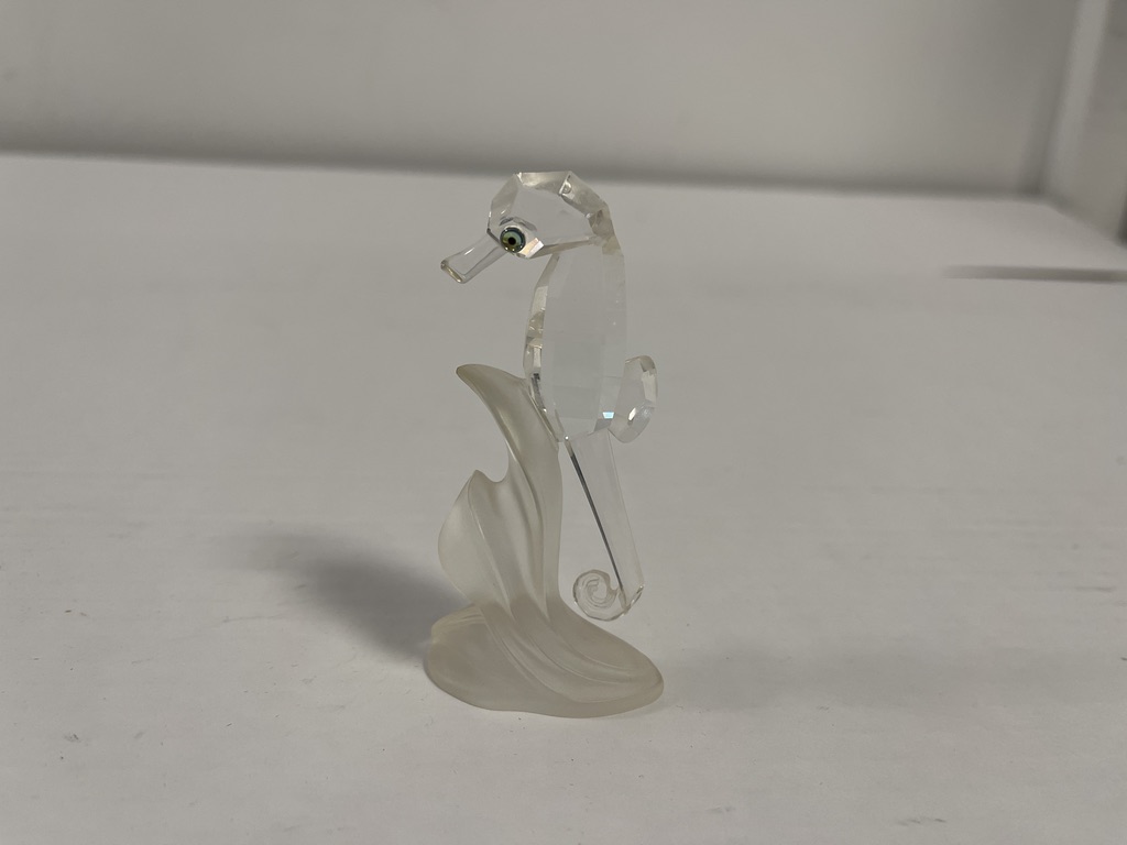 Swarovski Figur 168683 Seepferdchen 8,2 cm Top Zustand 