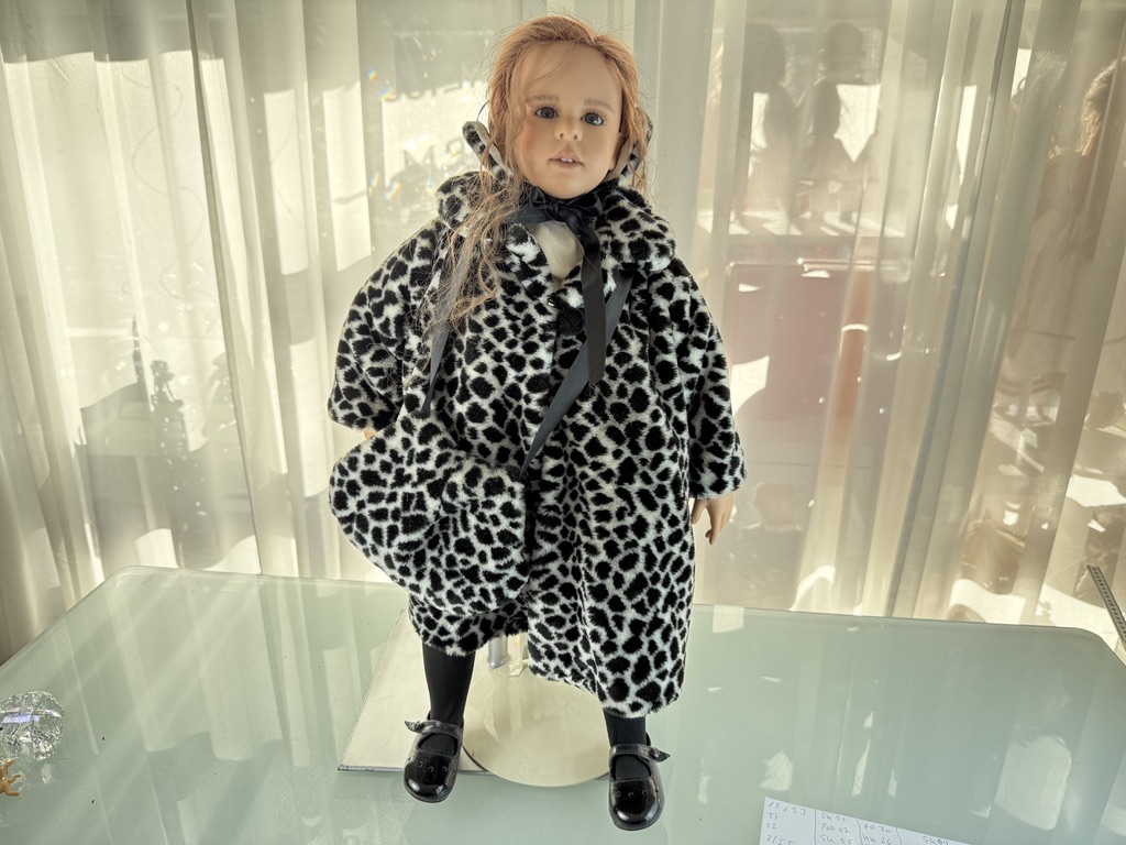 Künstlerpuppe Ruth Treffeisen Vinyl Puppe 62 cm. Top Zustand  