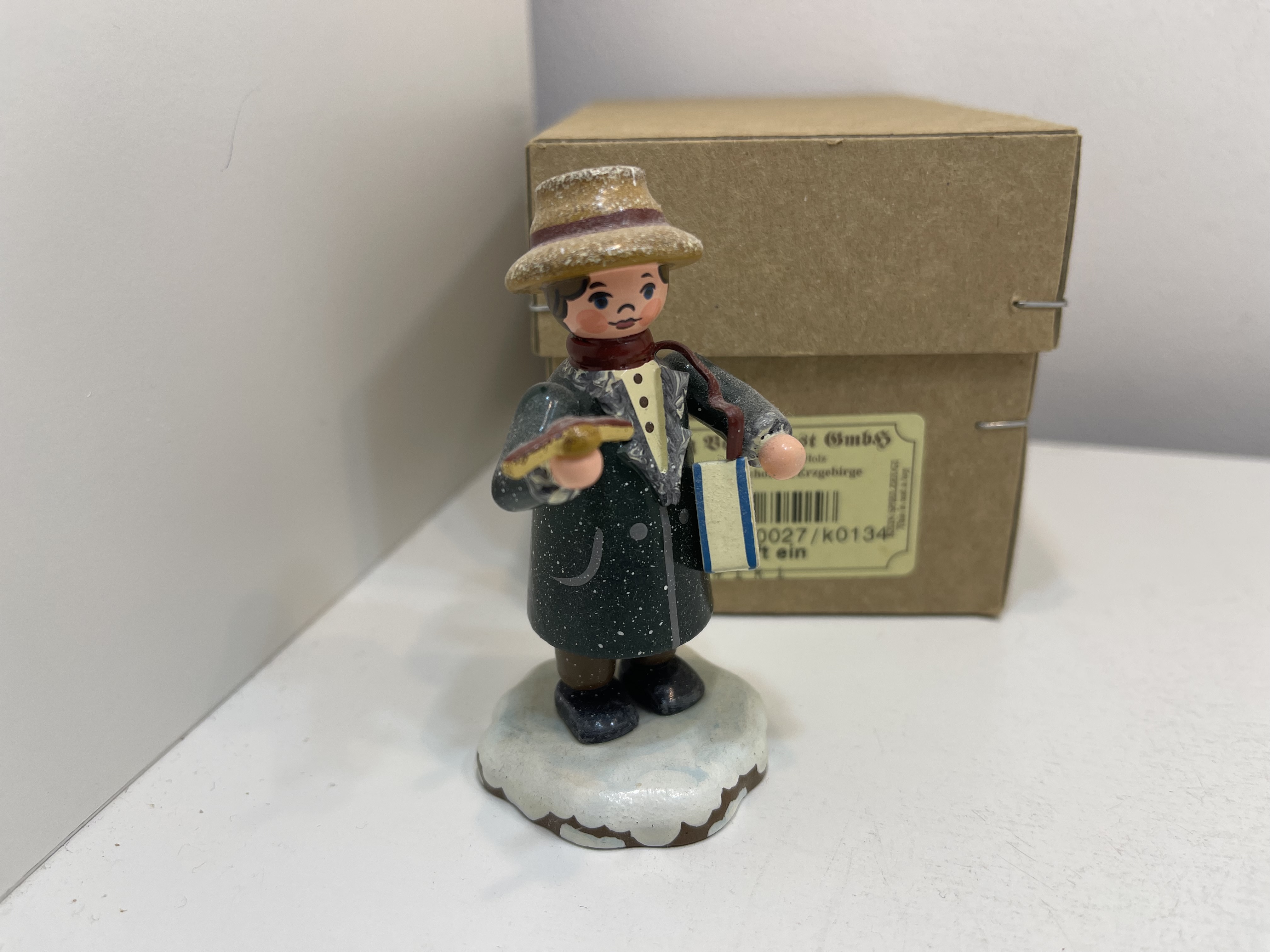 Erzgebirge Sammler Figur Hubrig 8 cm + OVP. Top Zustand       