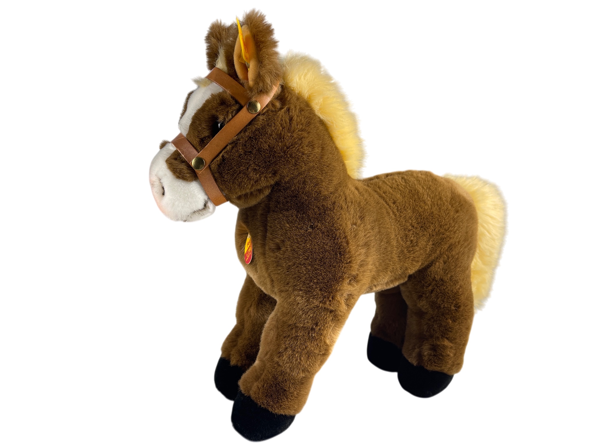 Steiff Tier 072703 Pferd 33 x 35 cm.  Top Zustand   Kopie