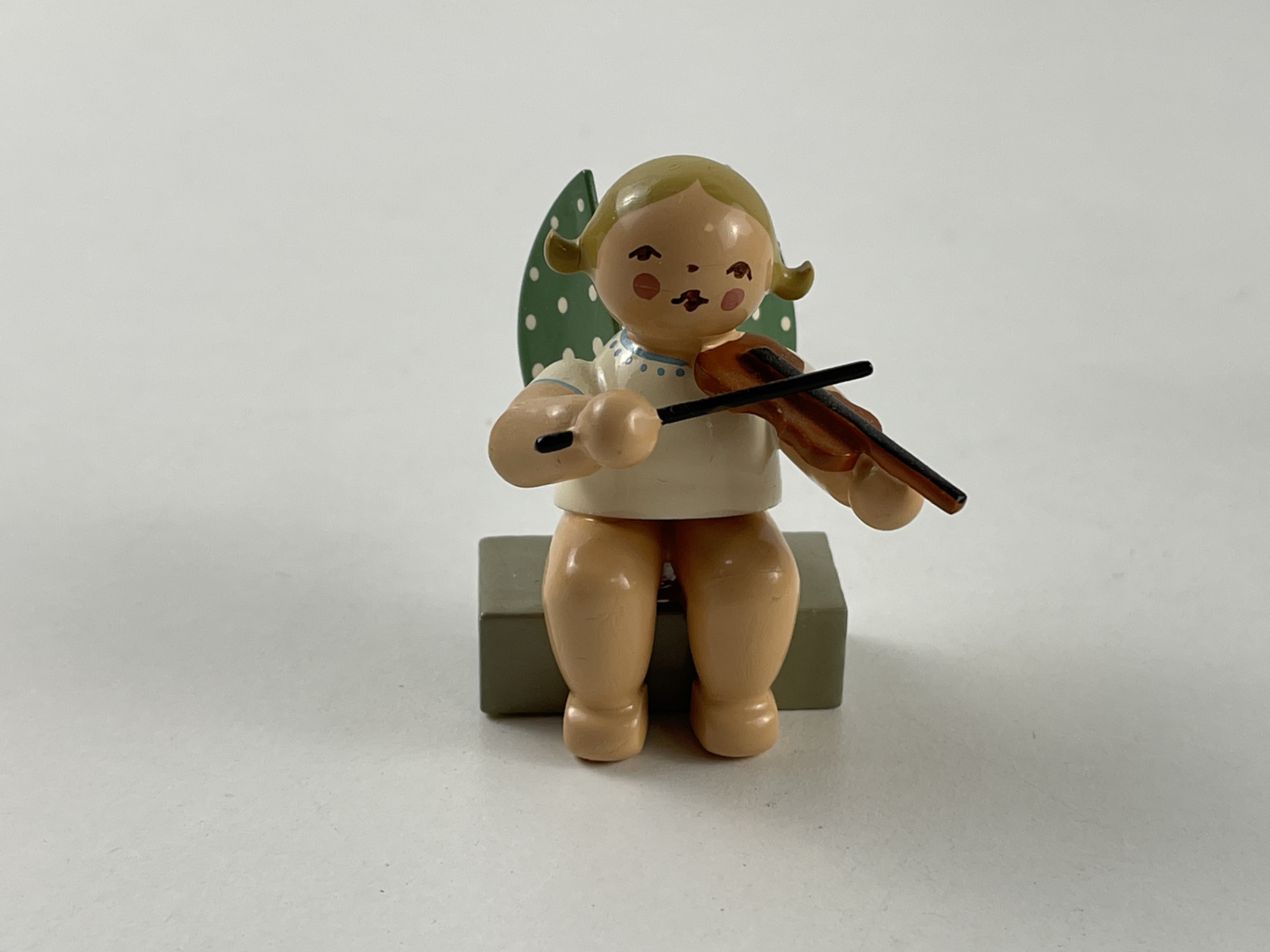 Erzgebirge Wendt und Kühn Figur Engel 5 cm. Top Zustand   
