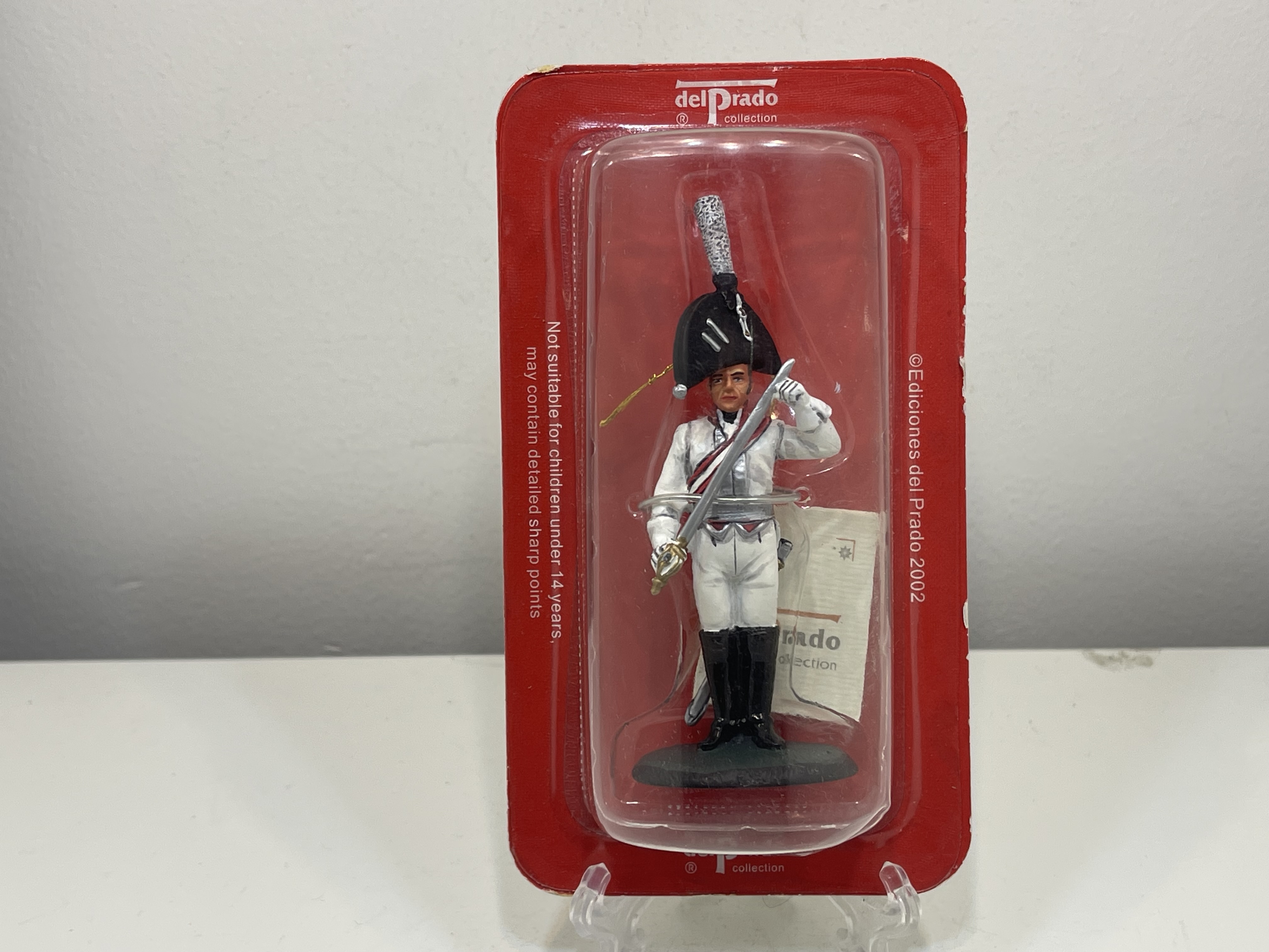 del Prado Zinnfigur Soldat ca. 8 cm . OVP Ungeöffnet