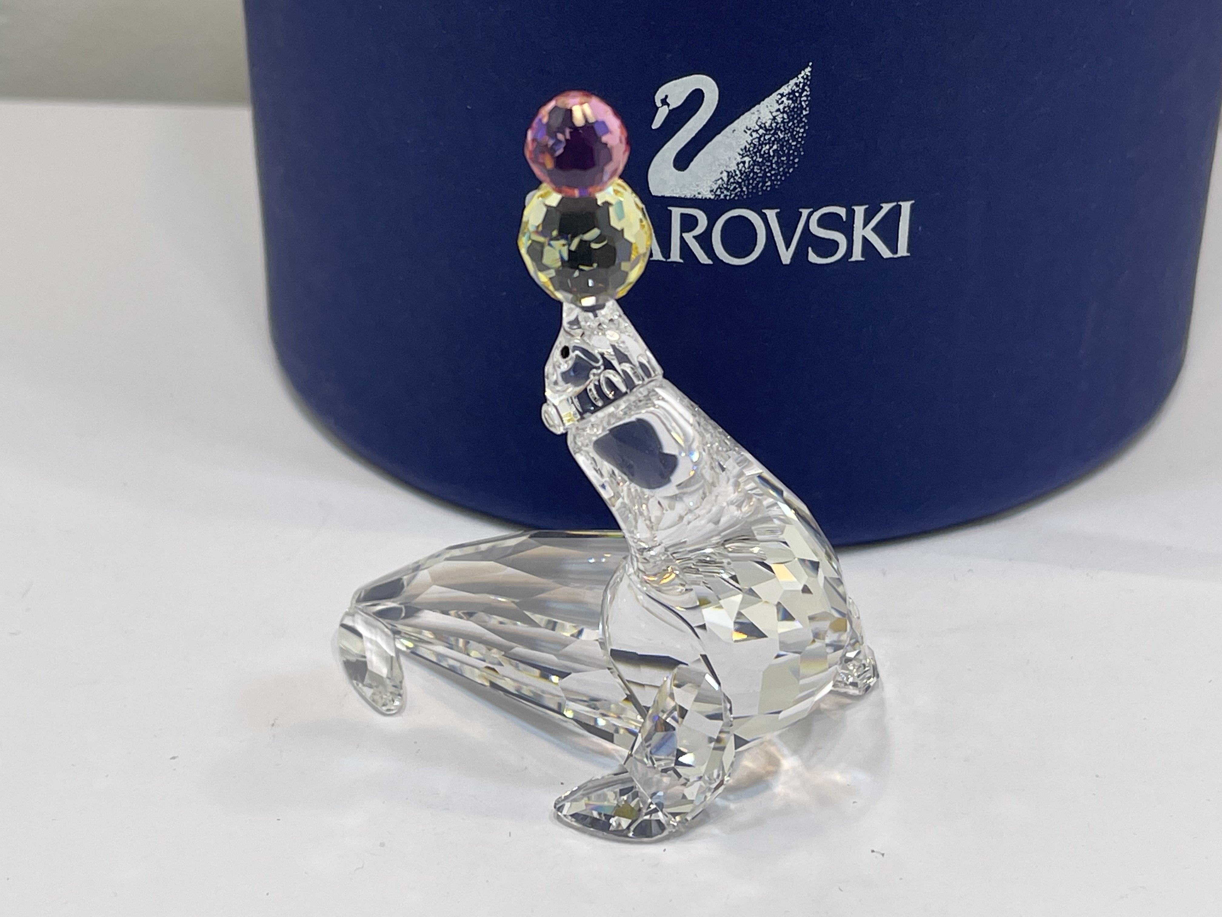 Swarovski Seehund 622526 Jonglierend 7,5 cm. Ovp + Zertifikat -Top Zustand