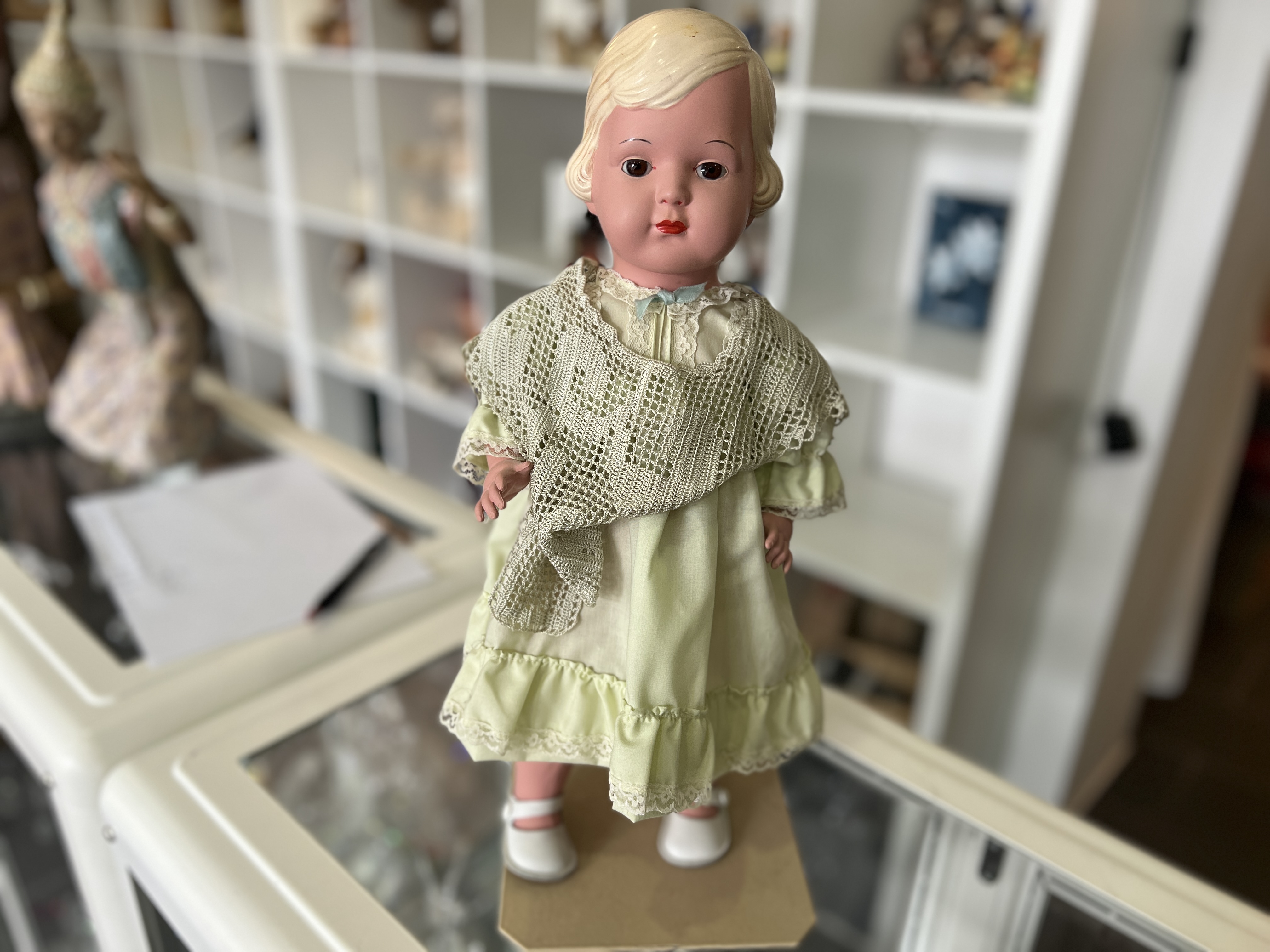 Zelluloid Puppe 43 cm. Top Zustand SW35671