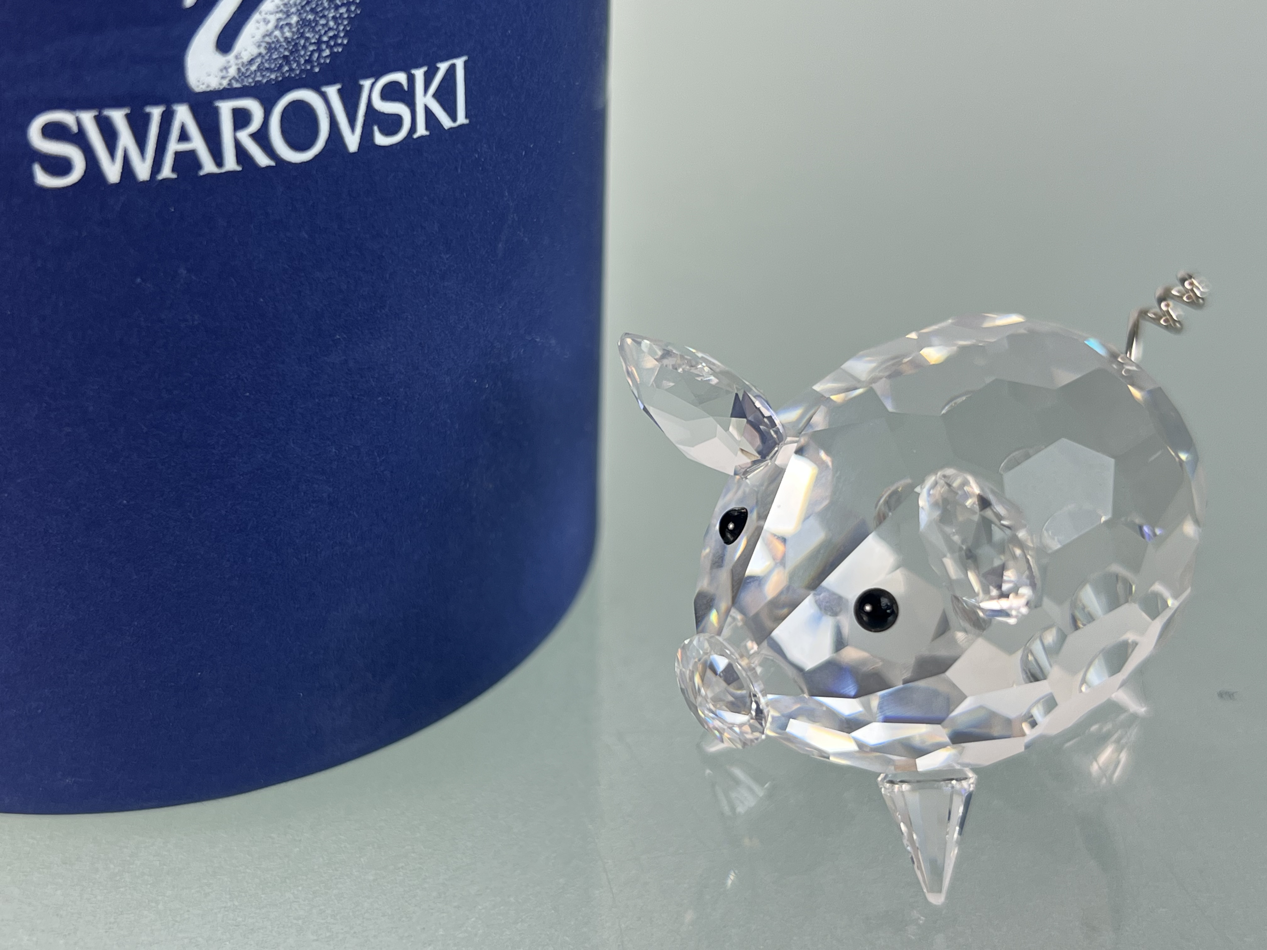 Swarovski Figur 010031 Schwein 6 cm. Mit OVP + Zertifikat. Top Zustand