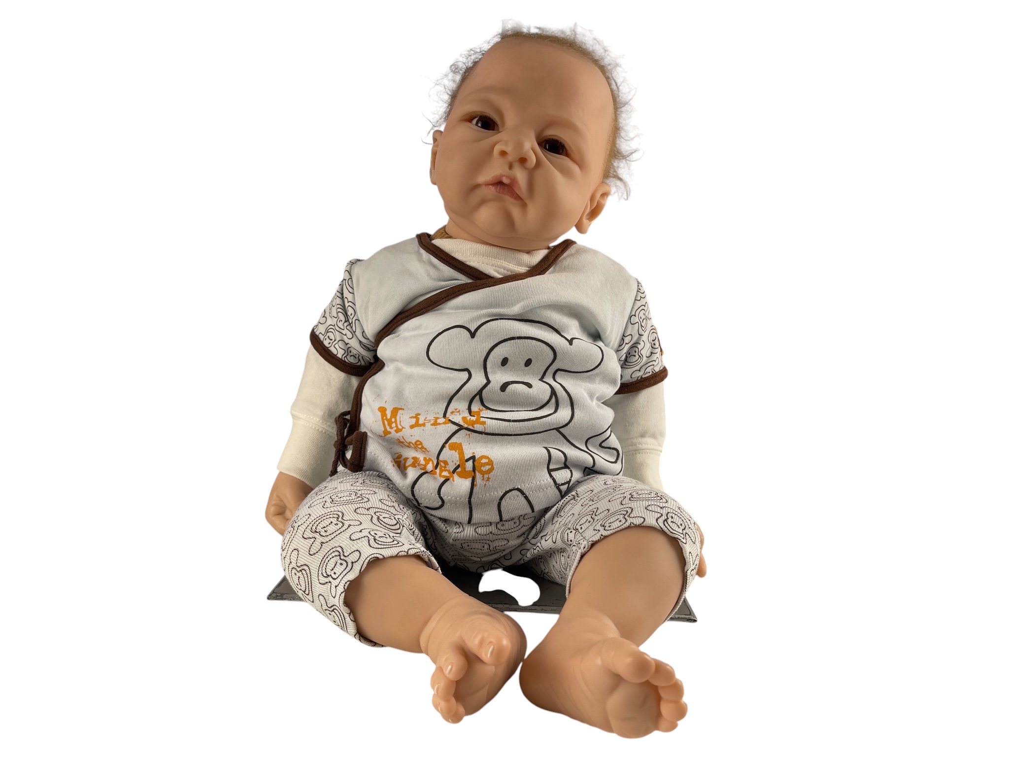 Elisa Marx Puppe Reborn Vinyl Puppe 54 cm. Top Zustand  