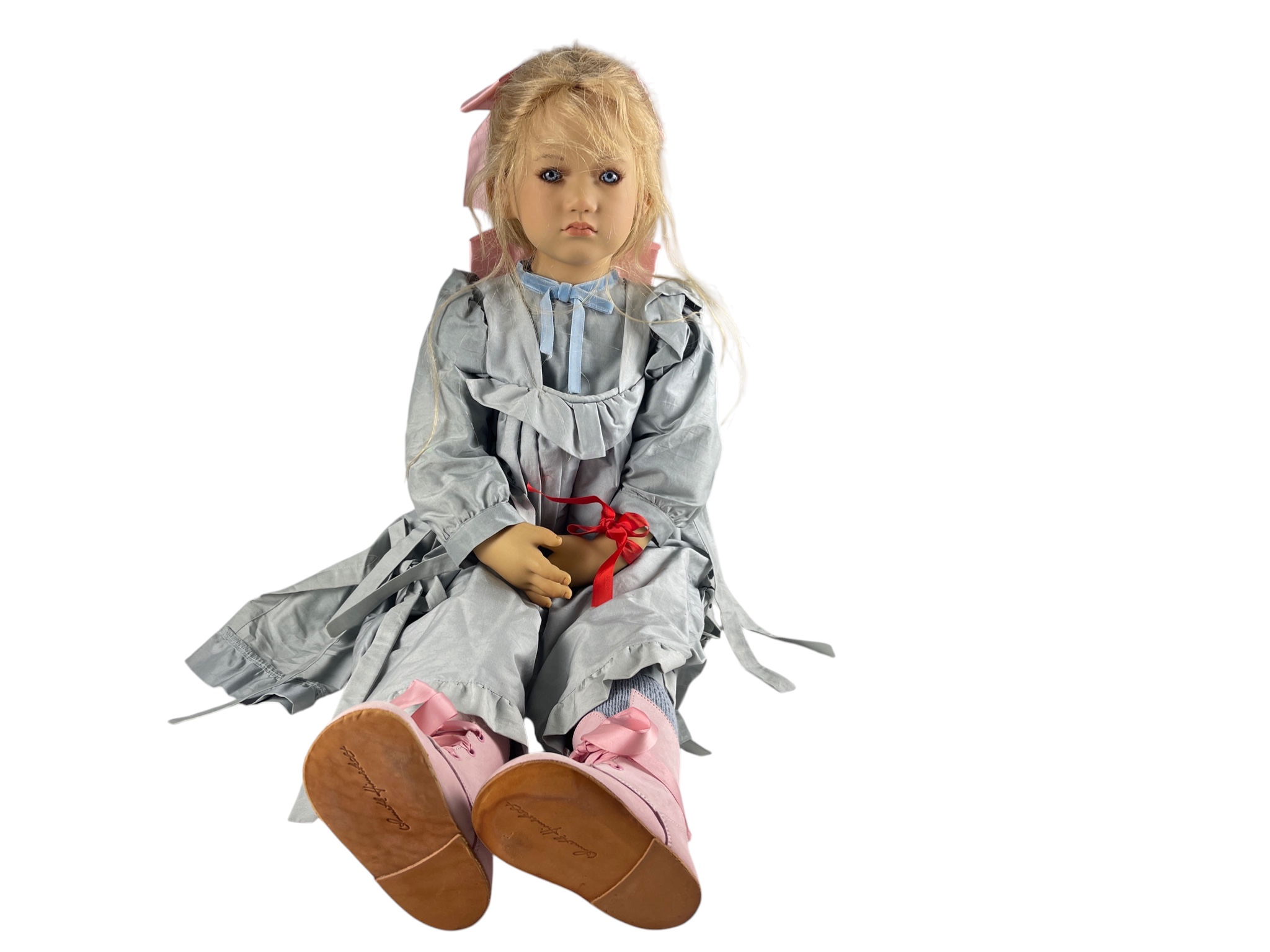 Annette Himstedt Puppe Skille 75 cm. Zustand siehe Fotos 