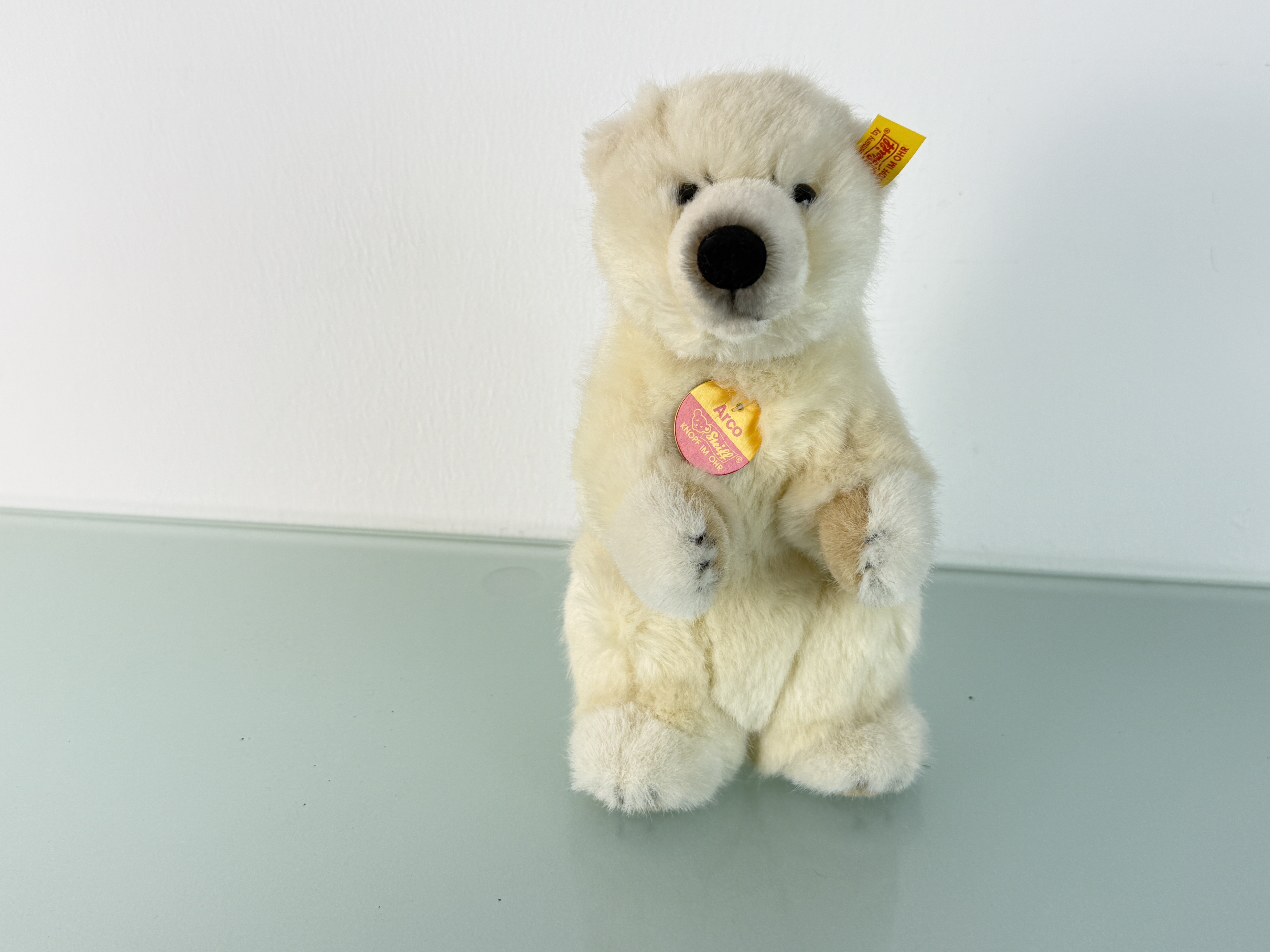 Steiff Tier Eisbär Arco 062872 Top Zustand 25cm 