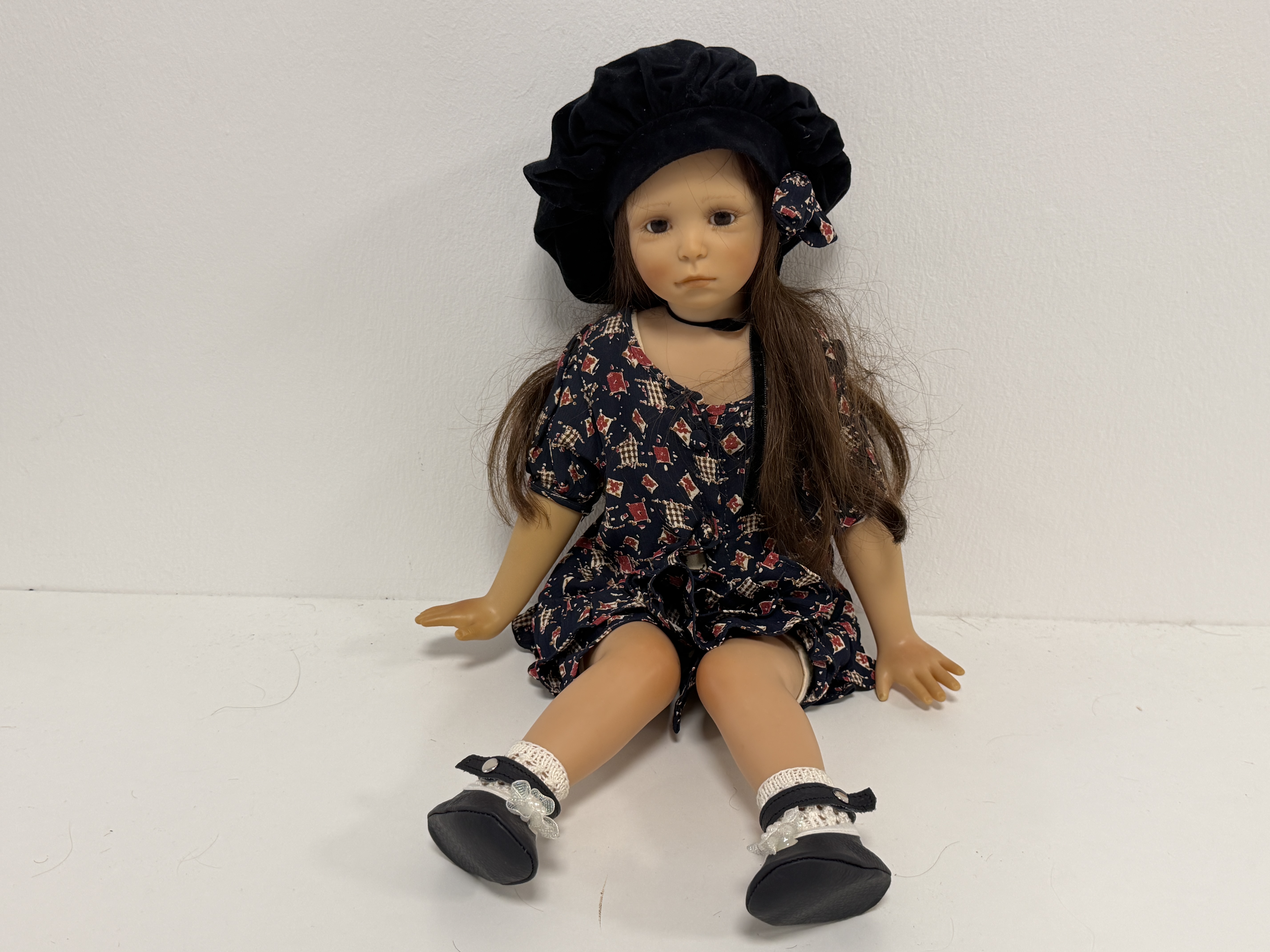 Christine Kleinert Künstlerpuppe Vinyl Puppe 57 cm. Top Zustand   