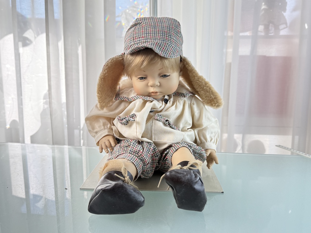 Künstlerpuppe Sammler Puppe Vinyl Puppe 47 cm. Top Zustand   
