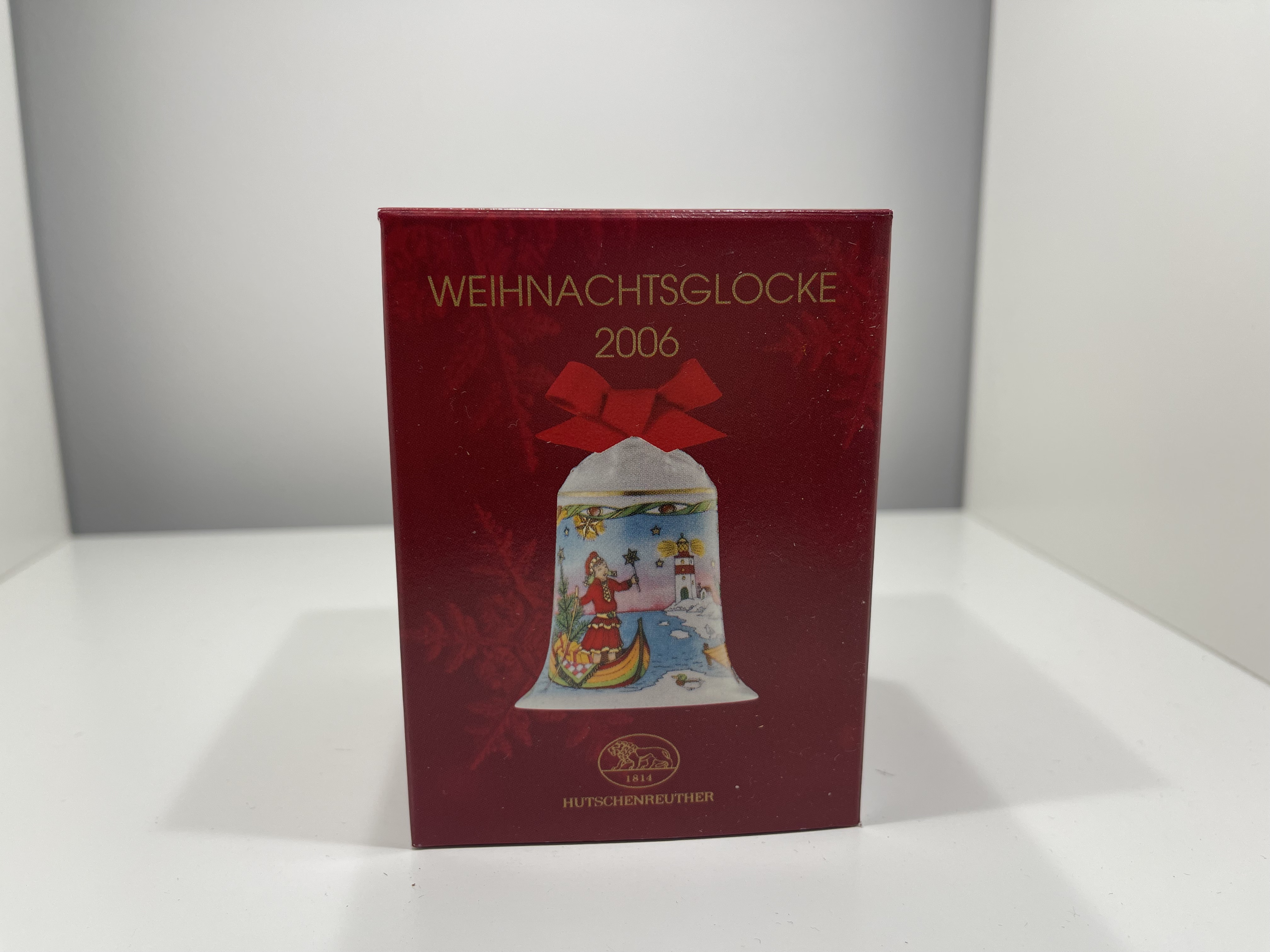  Hutschenreuther Weihnachtsglocke 2006 mit Ovp. 7 cm. Top Zustand.  