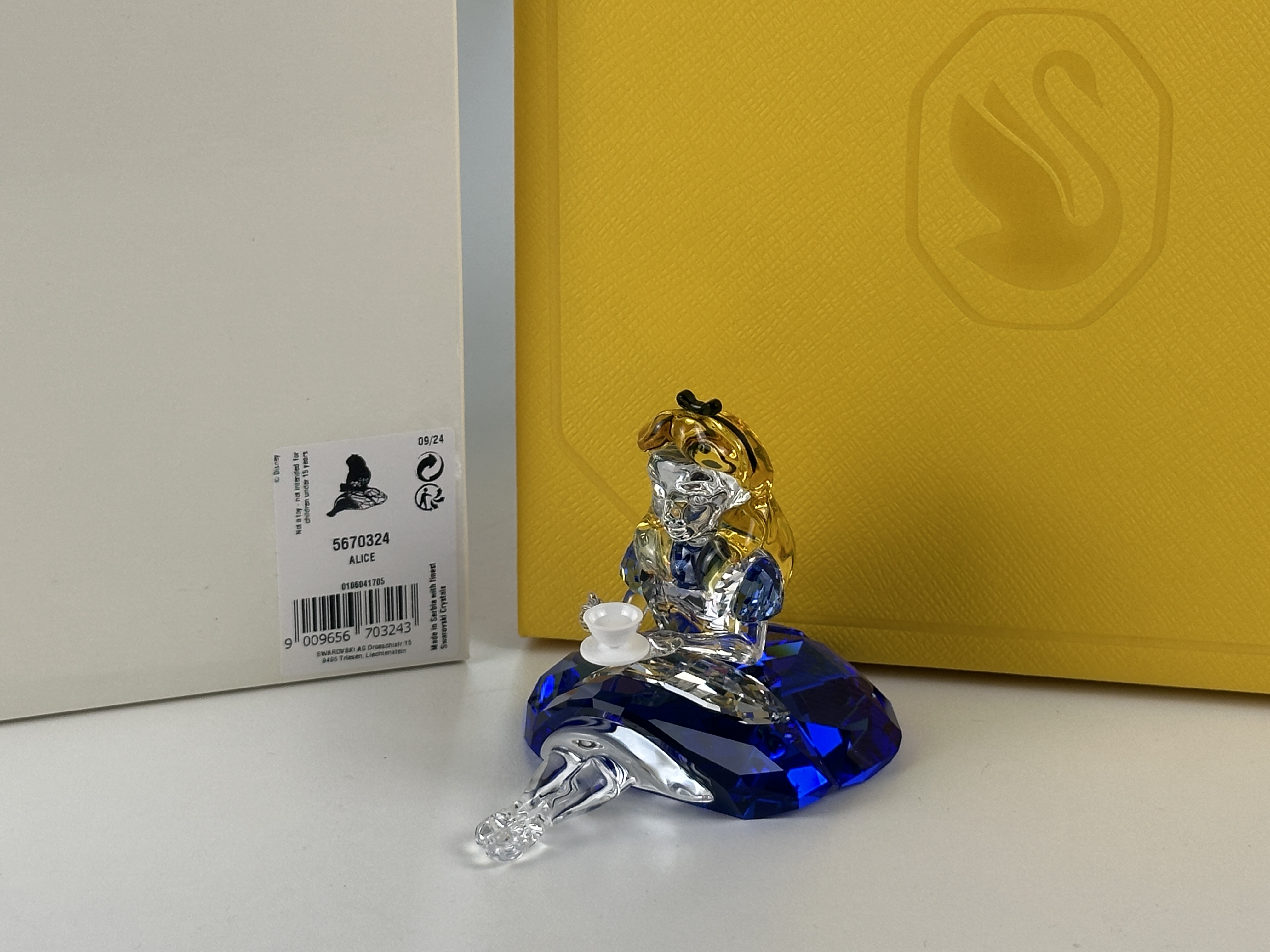 Swarovski Figur 5670324 Disney Alice im Wunderland 6.8 x 9.7 x 6.8 cm Neuware