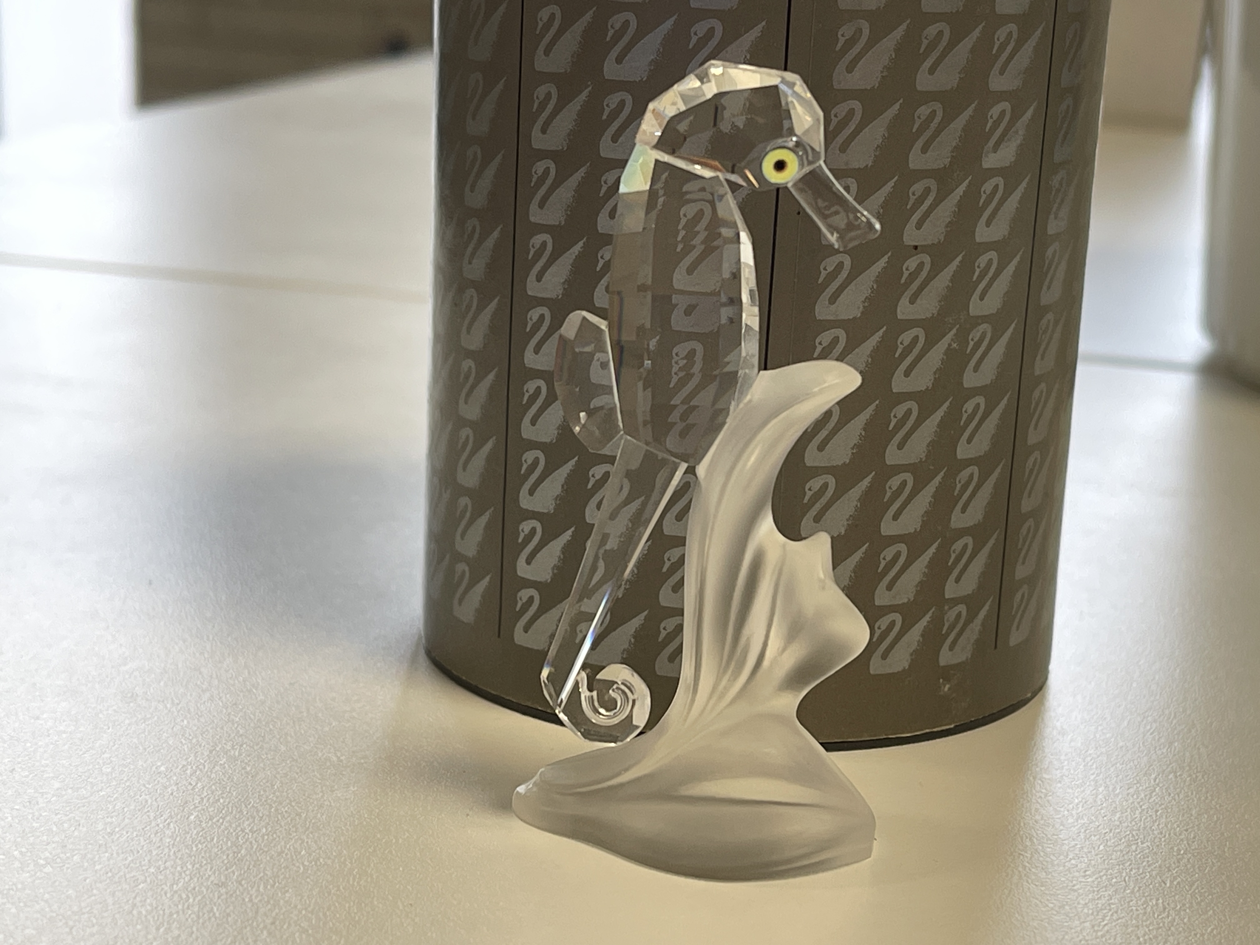 Swarovski Figur 168683 Seepferdchen 8,2 cm. Mit Ovp & Zertifikat. Top Zustand 