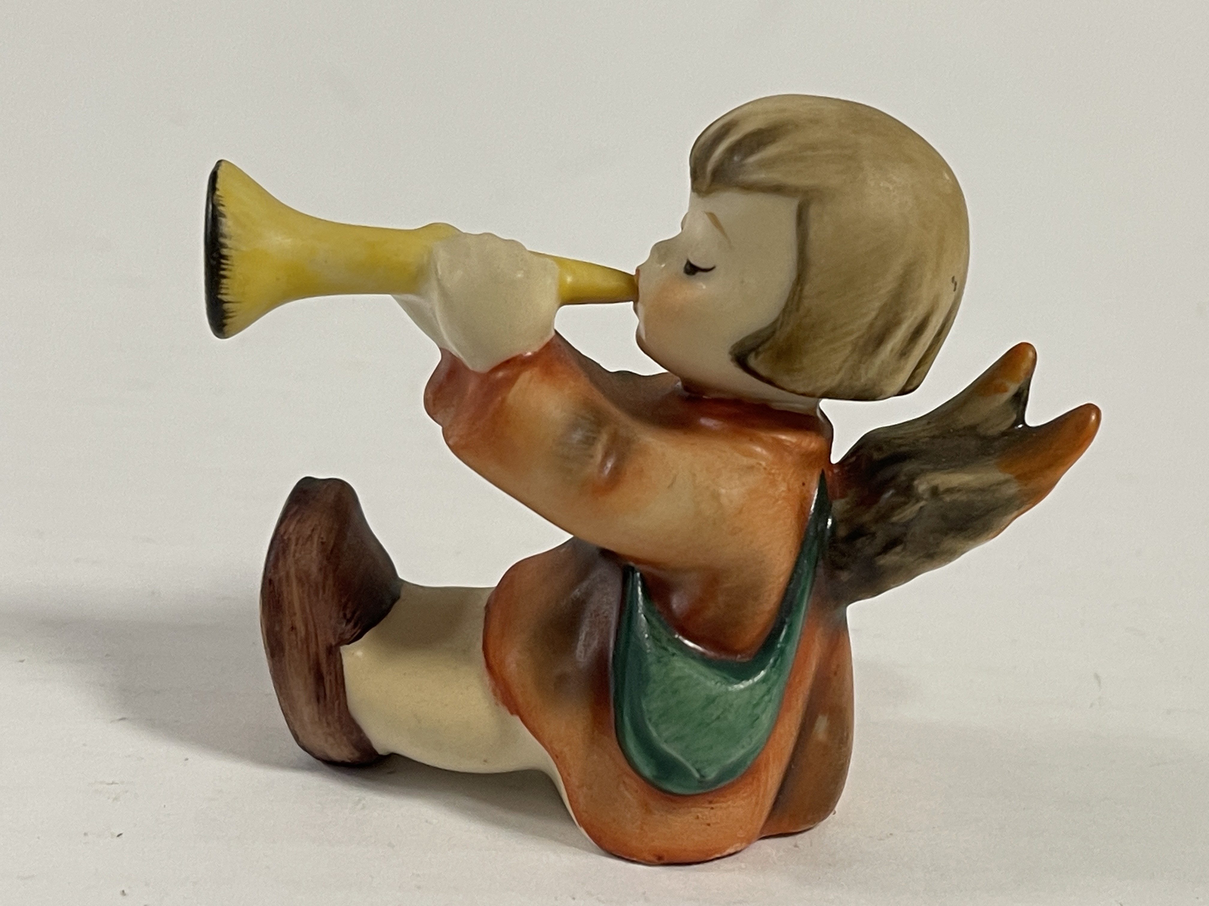  Hummel Figur Porzellan Kerzenständer Engel mit Trompete 6 cm. 1 Wahl Zustand siehe Fotos