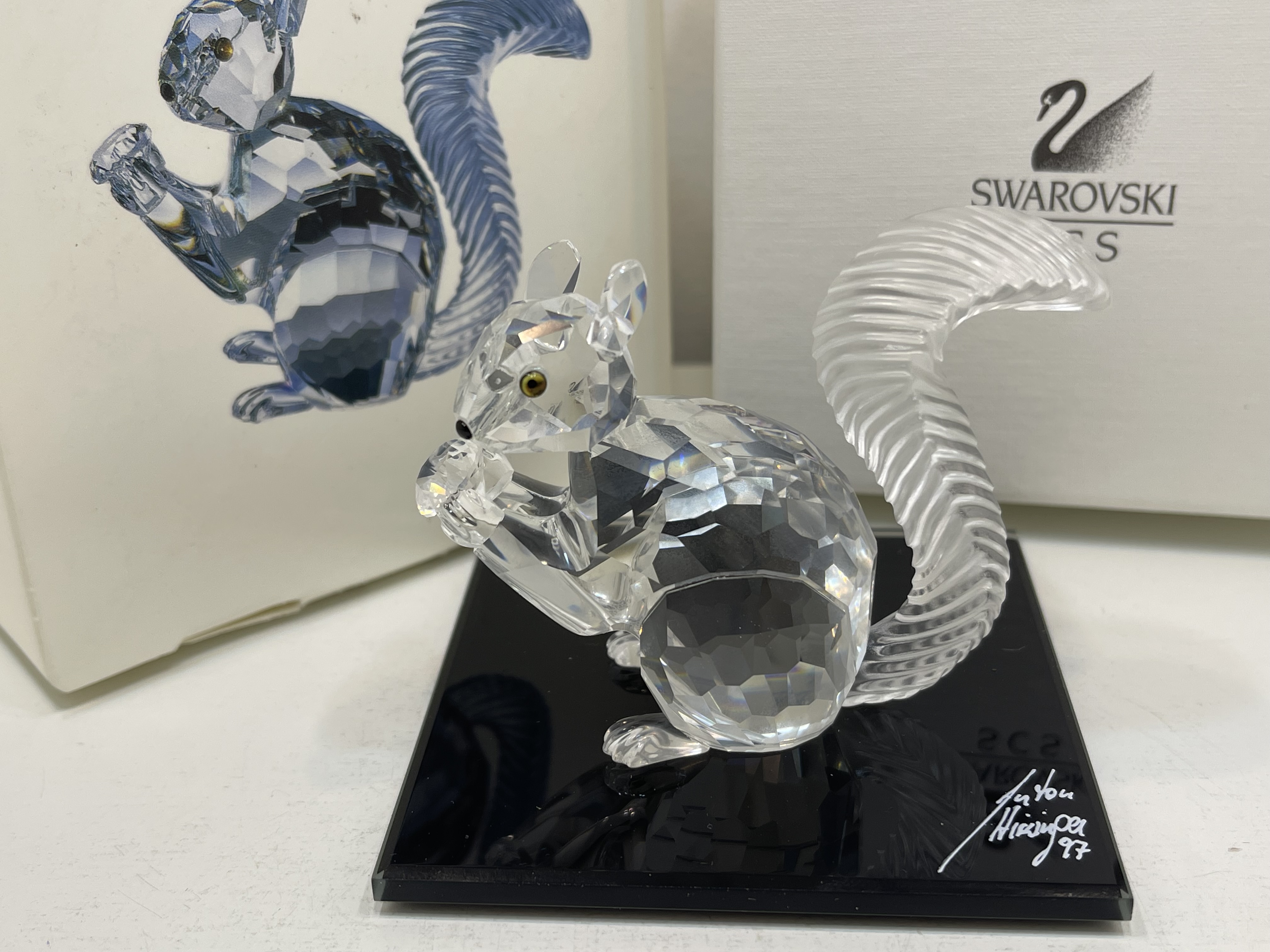Swarovski Figur 84335 Großes Scs Eichhörnchen 7,5 cm Ovp Zertifikat Top Zustand 