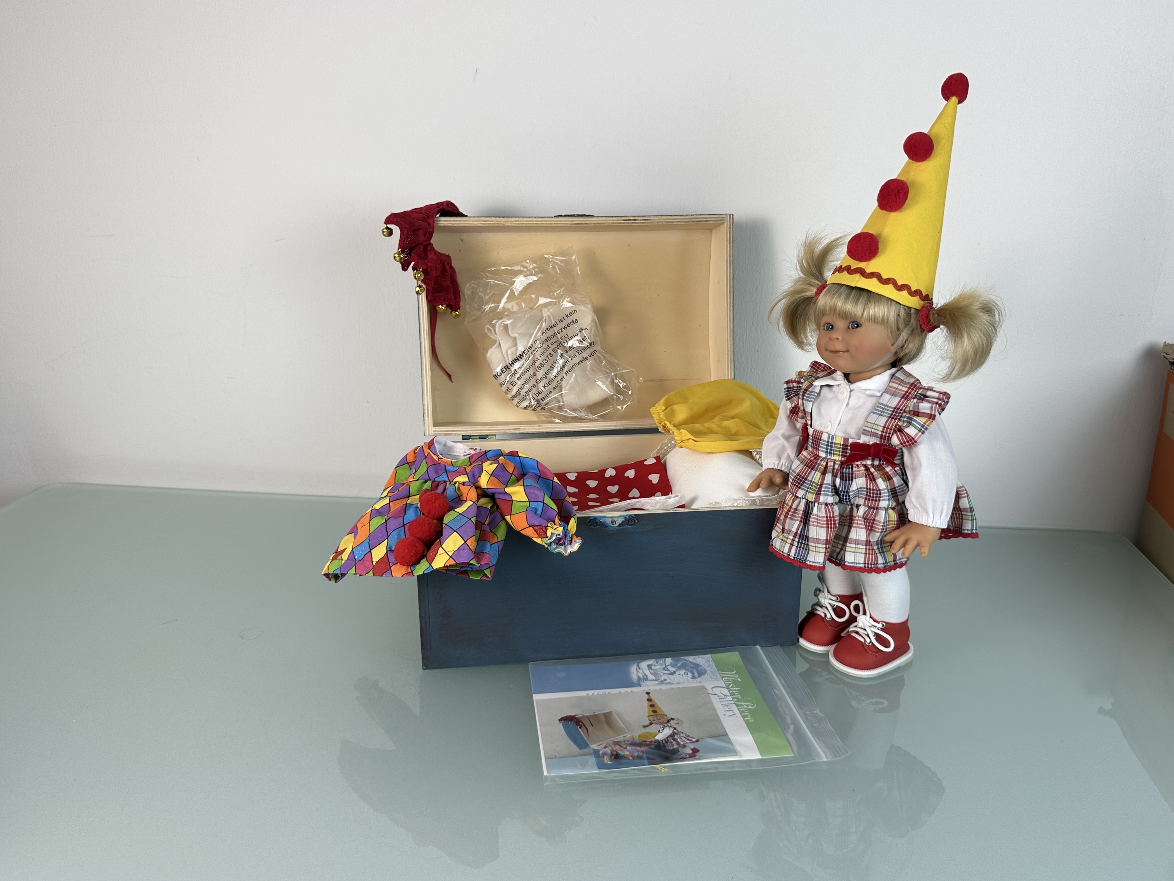 Künstlerpuppe Rosemarie Anna Müller Puppe 32 cm. Top Zustand
