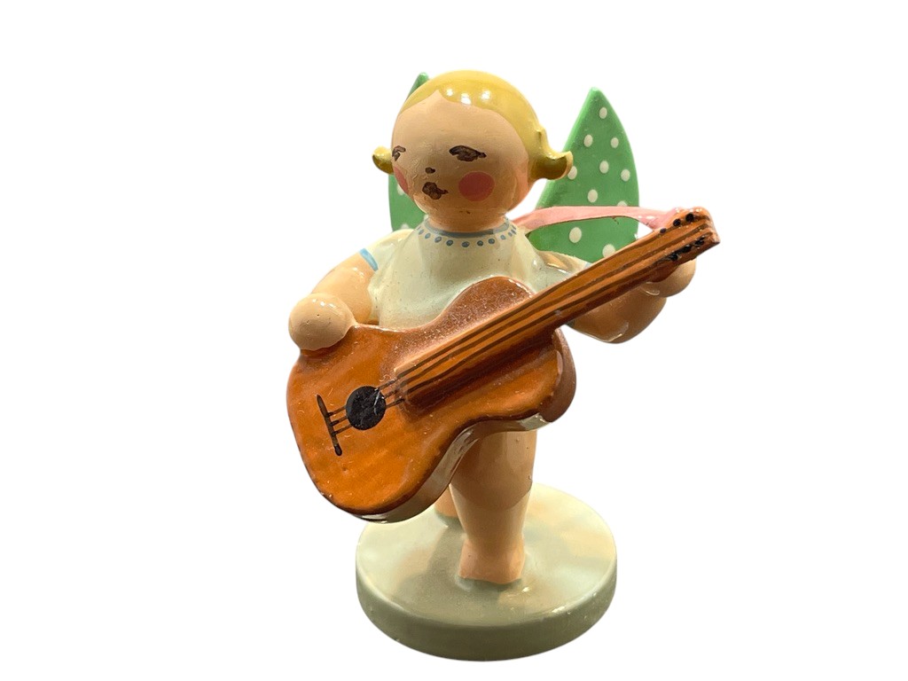 Erzgebirge Figur Engel 6 cm. Zustand siehe Fotos  