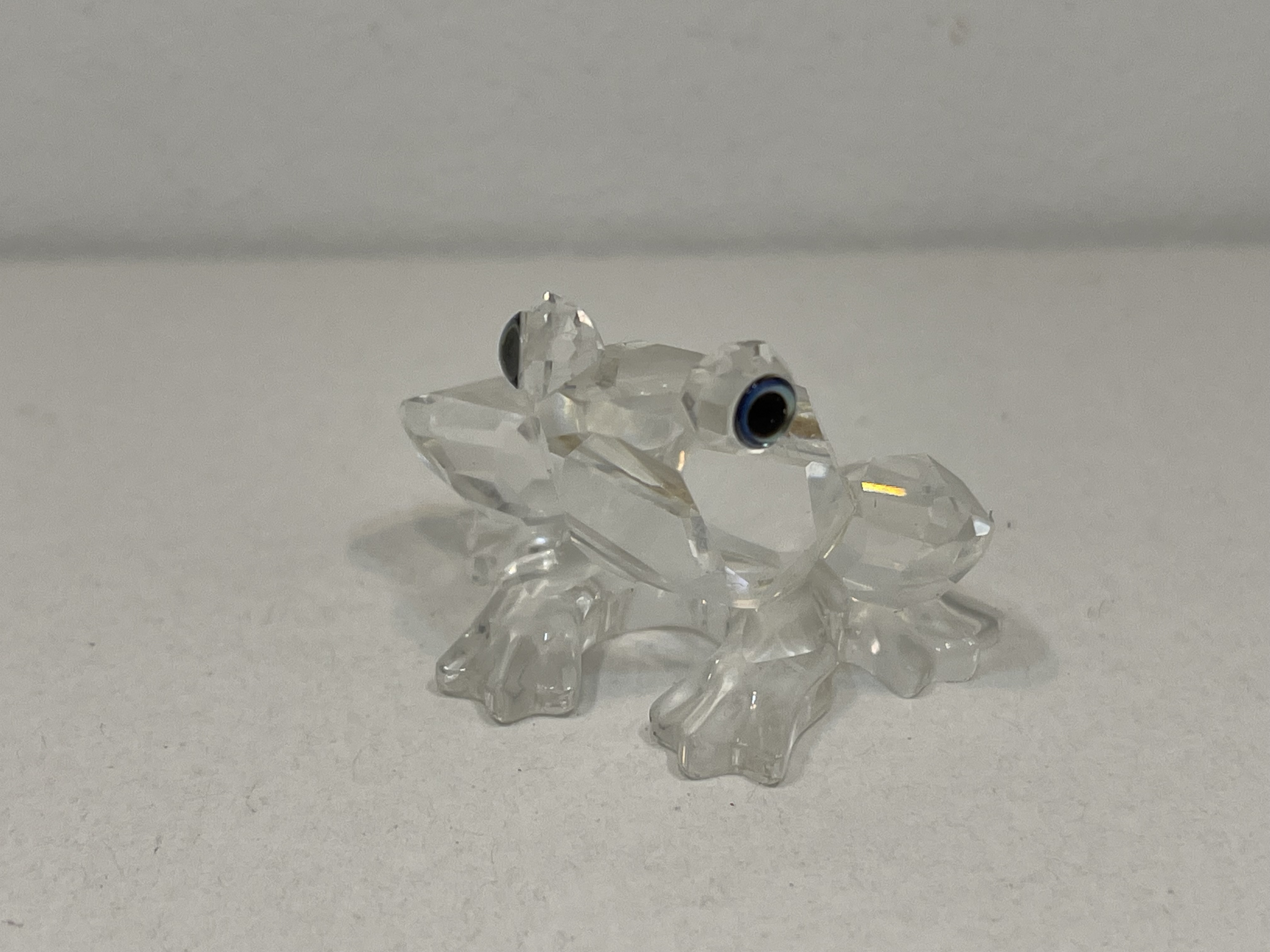 Swarovski Figur Kristall 183113 Frosch Groß 3,5 cm. Top Zustand  