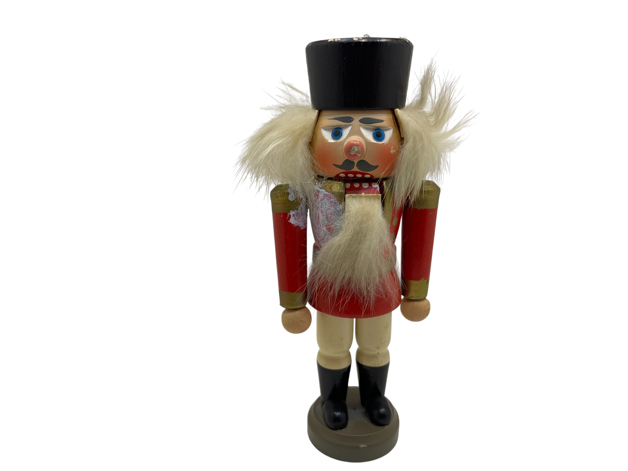 Erzgebirge Figur Nussknacker 15 cm. Zustand siehe Fotos    