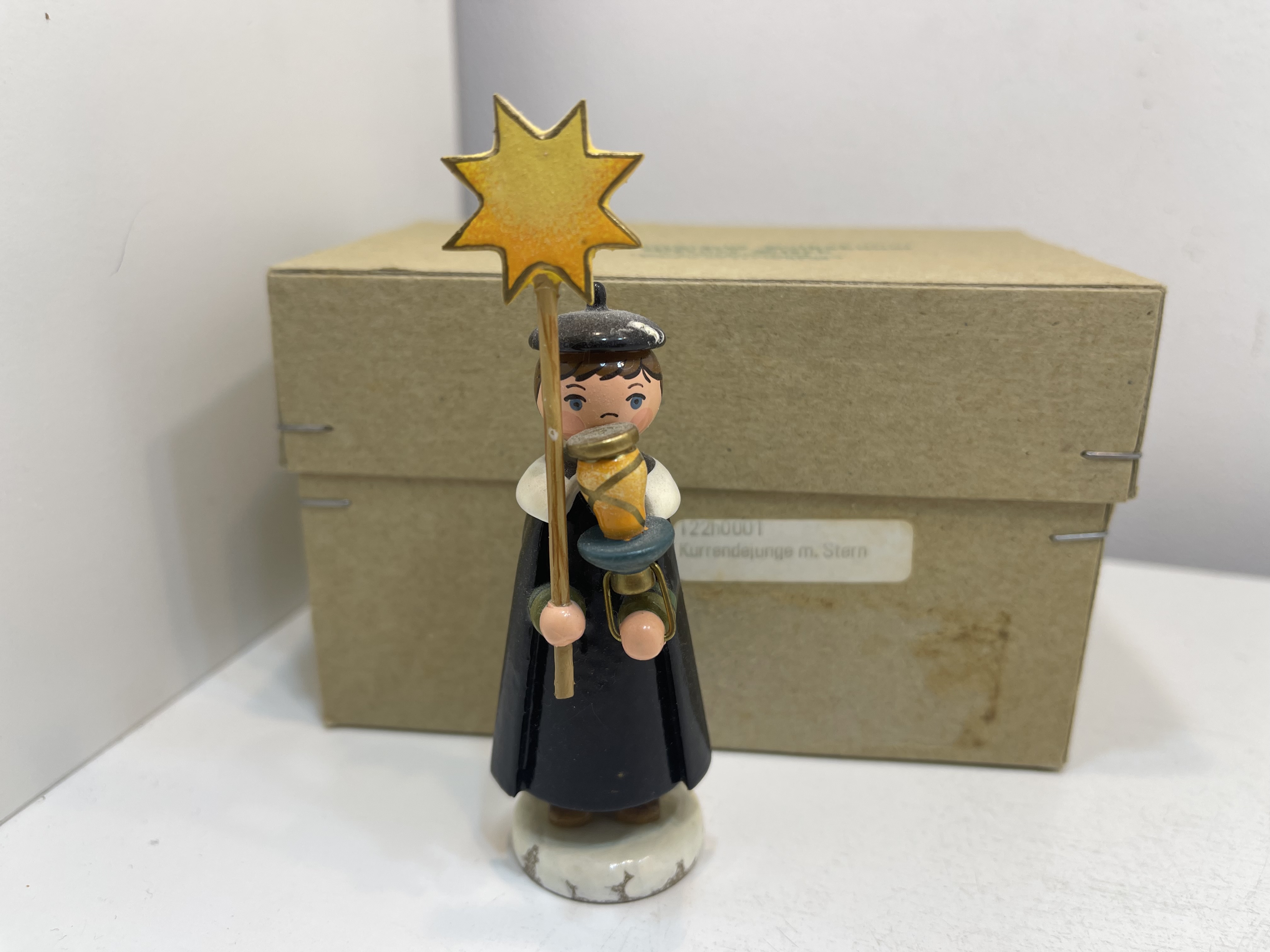 Erzgebirge Sammler Figur Hubrig 10,5 cm + OVP. Top Zustand  