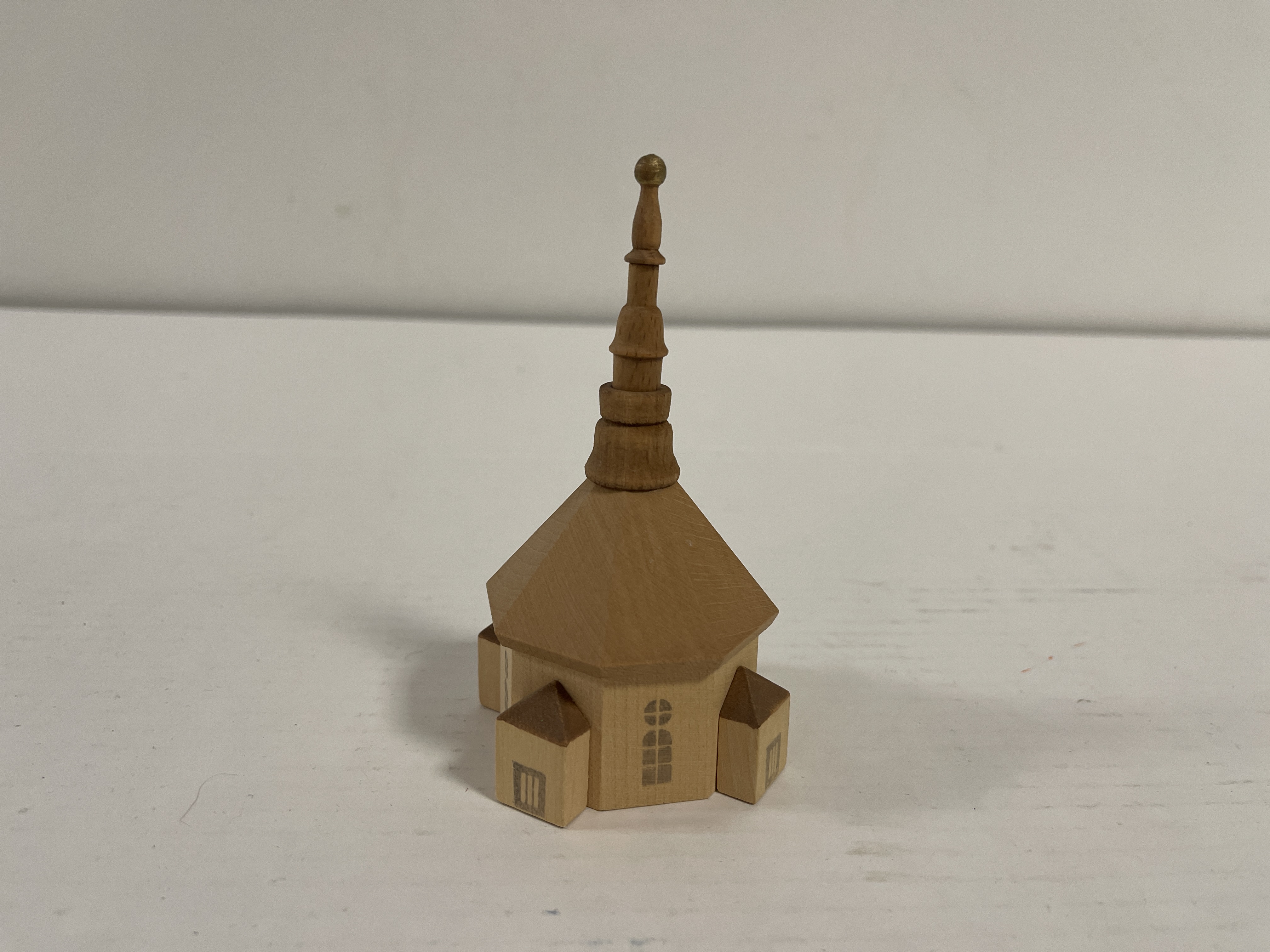 Erzgebirge Figur Kirche 12 cm. Top Zustand   
