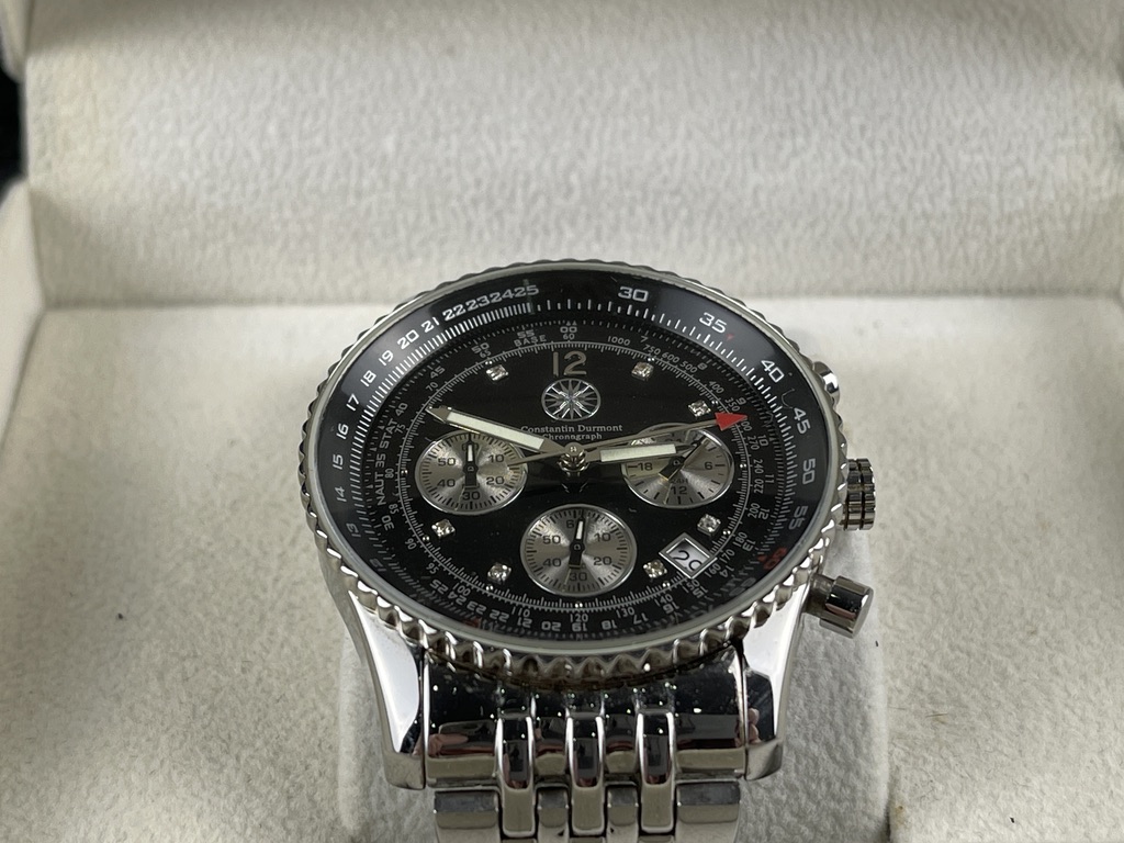 Constantin Durmont Herren Armbanduhr Chronograph  - Zustand  siehe Fotos 