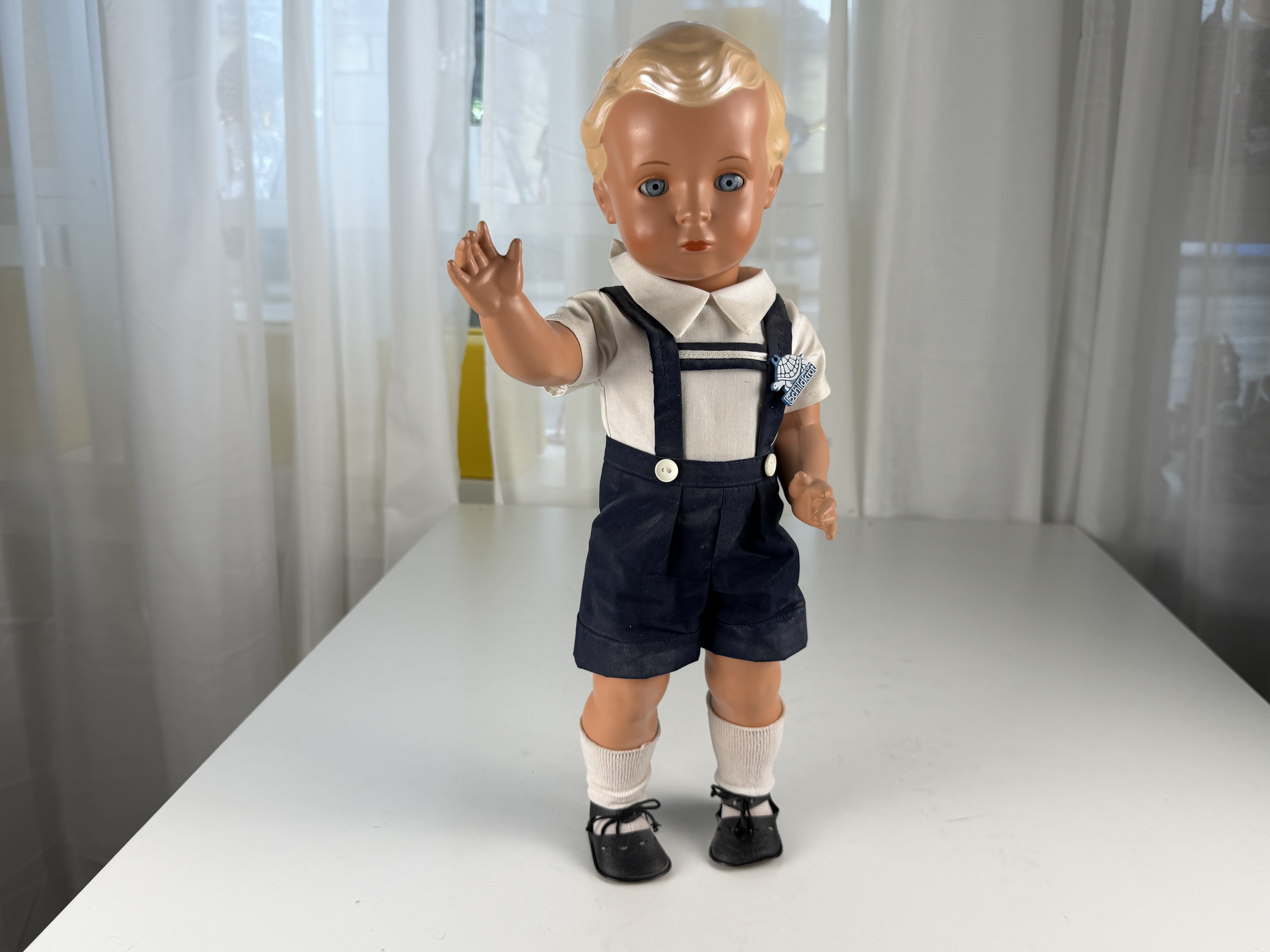 Schildkrötpuppe Tortulon Puppe 46 cm. Zustand siehe Fotos  