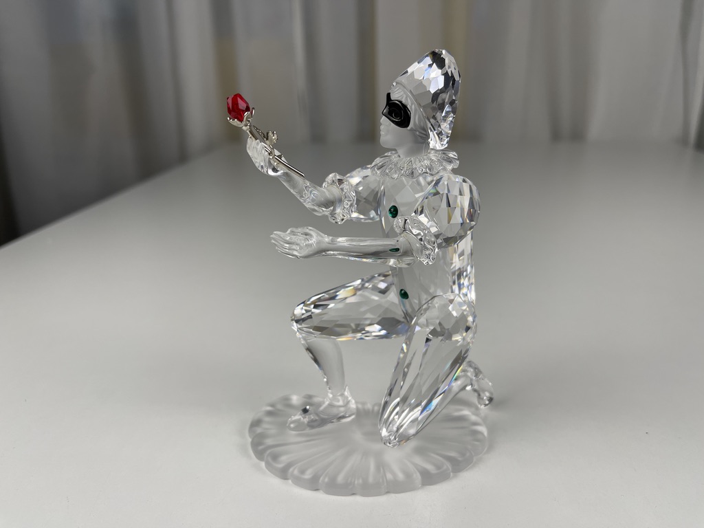 Swarovski Figur Kristall 254044 Jahresfigur 13,5 cm Harlekin 2001. Top Zustand 