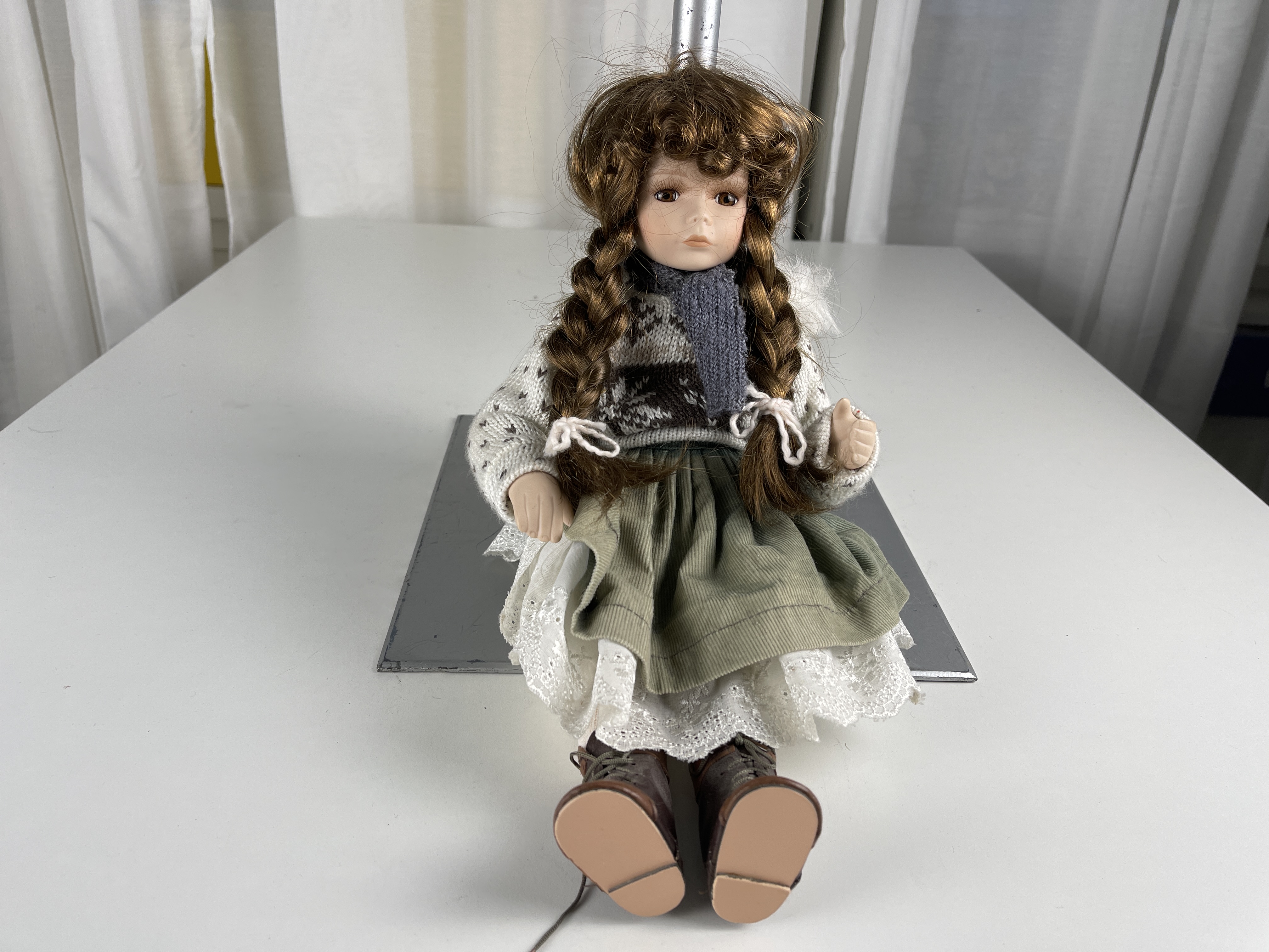 Künstler Porzellan Puppe 36 cm. Top Zustand    