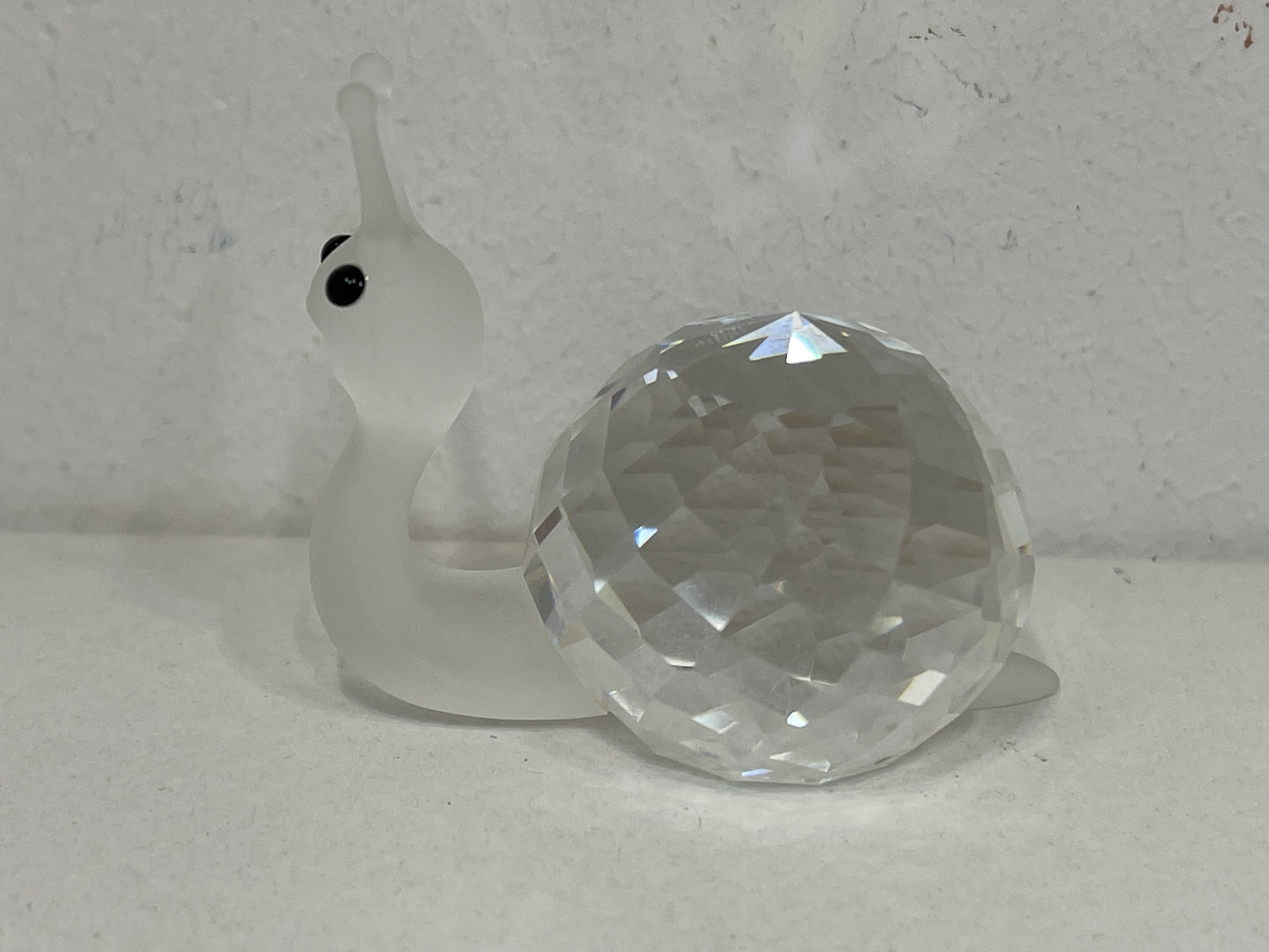  Swarovski Figur Kristall 012725 Schnecke 5 cm. Top Zustand.  
