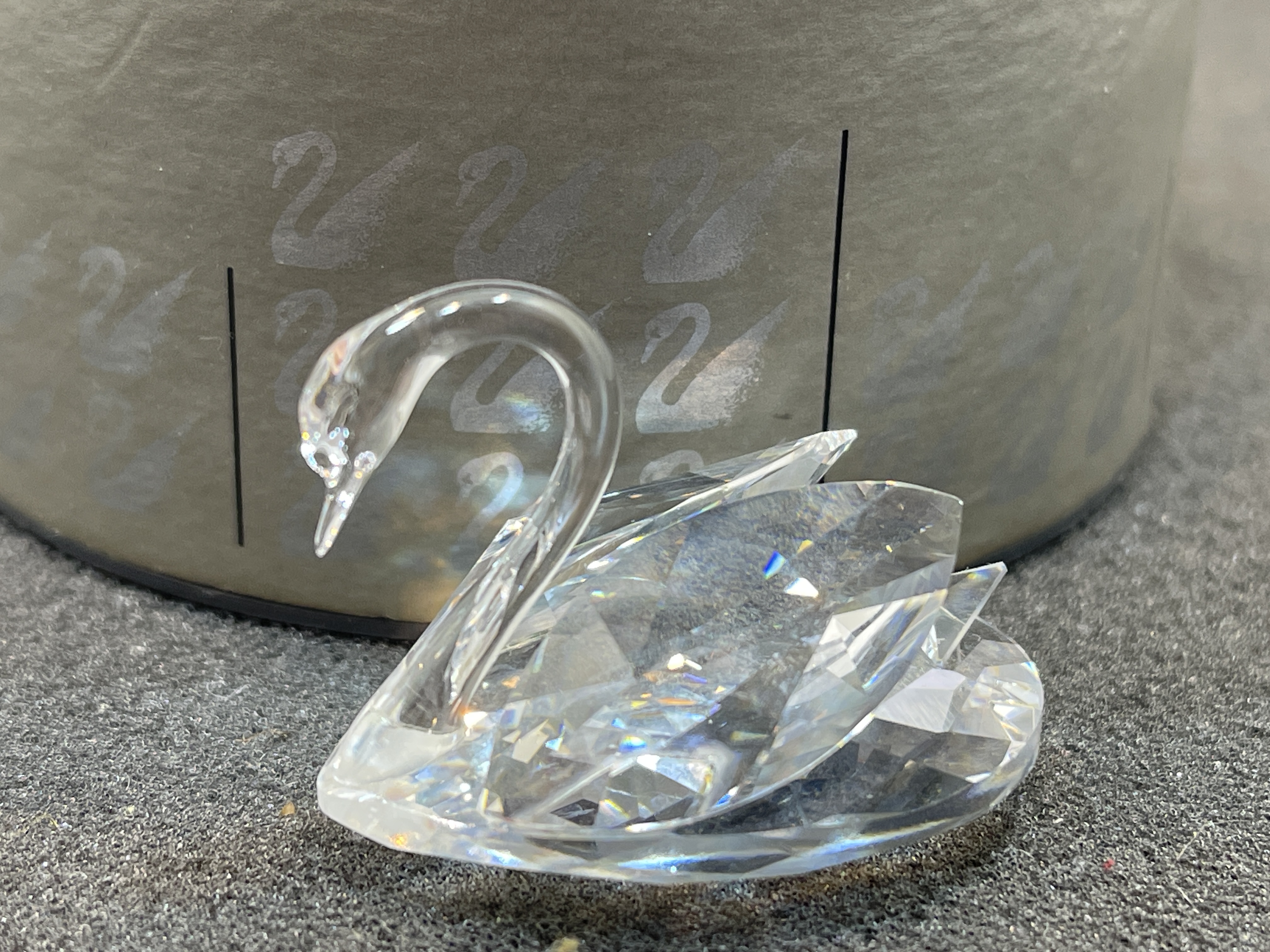  Swarovski Figur 015152 Schwan 4 cm. Mit OVP + Zertifikat. Top Zustand 