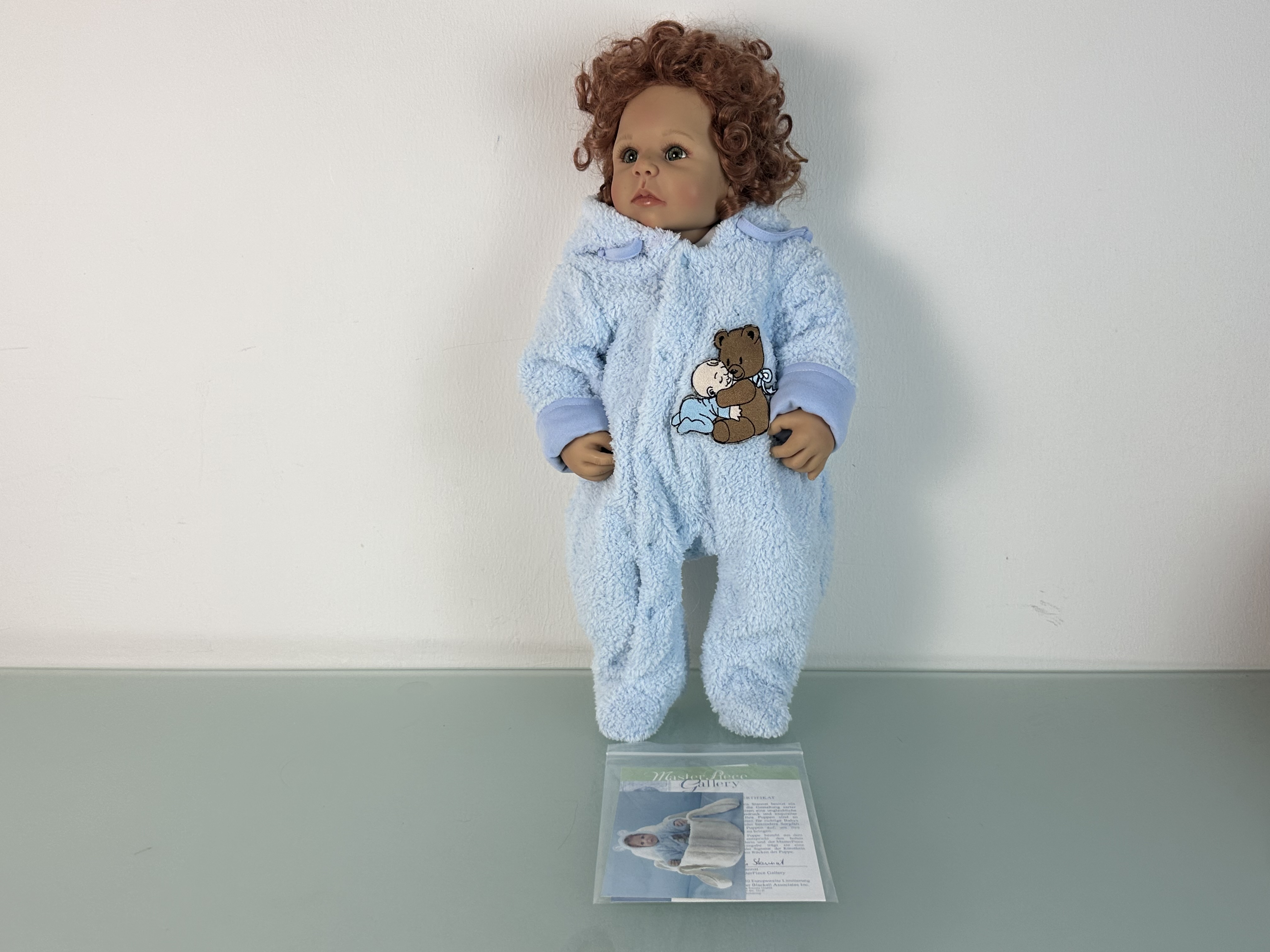 Künstlerpuppe Sammler Doris Stannat Vinyl Puppe 52 cm. Top Zustand