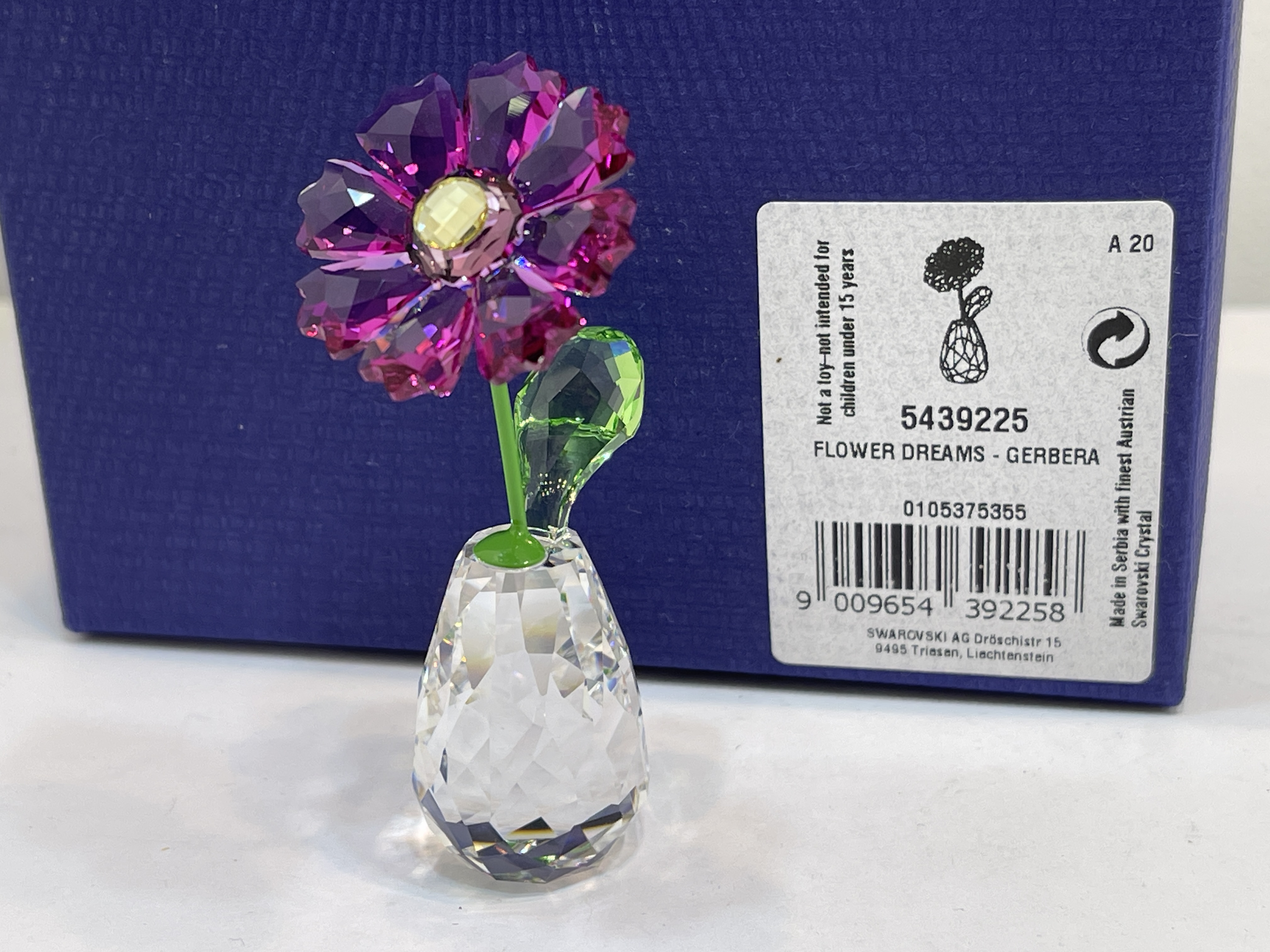 Swarovski Figur 5439225 Blumenträume Gerbera 6,7 cm + OVP. Top Zustand 