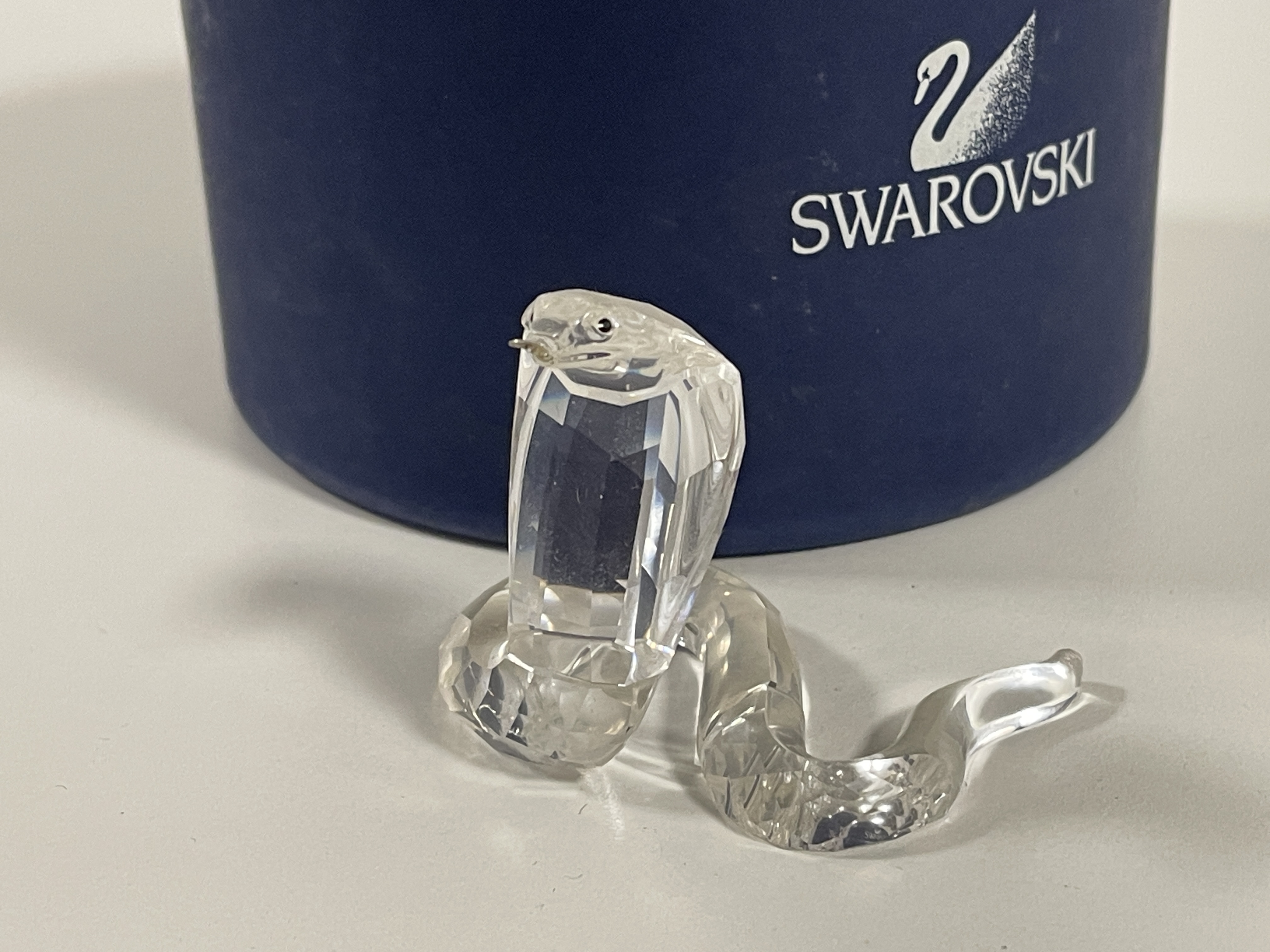  Swarovski Figur 243979 Cobra 6,5 cm. Ovp und Zertifikat. Top Zustand 