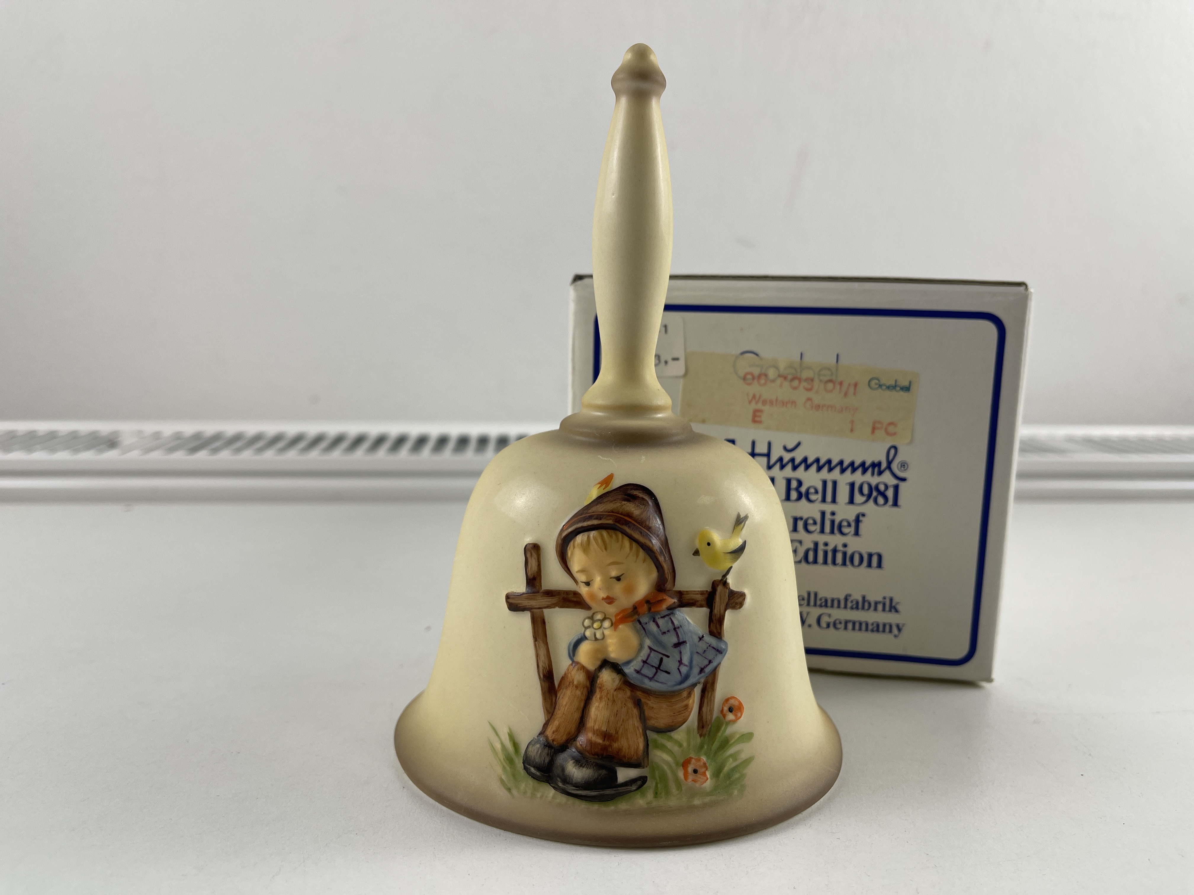 Hummel Figur 1982 Tischglocke 15,5 cm. 1 Wahl - Top Zustand.  OVP 