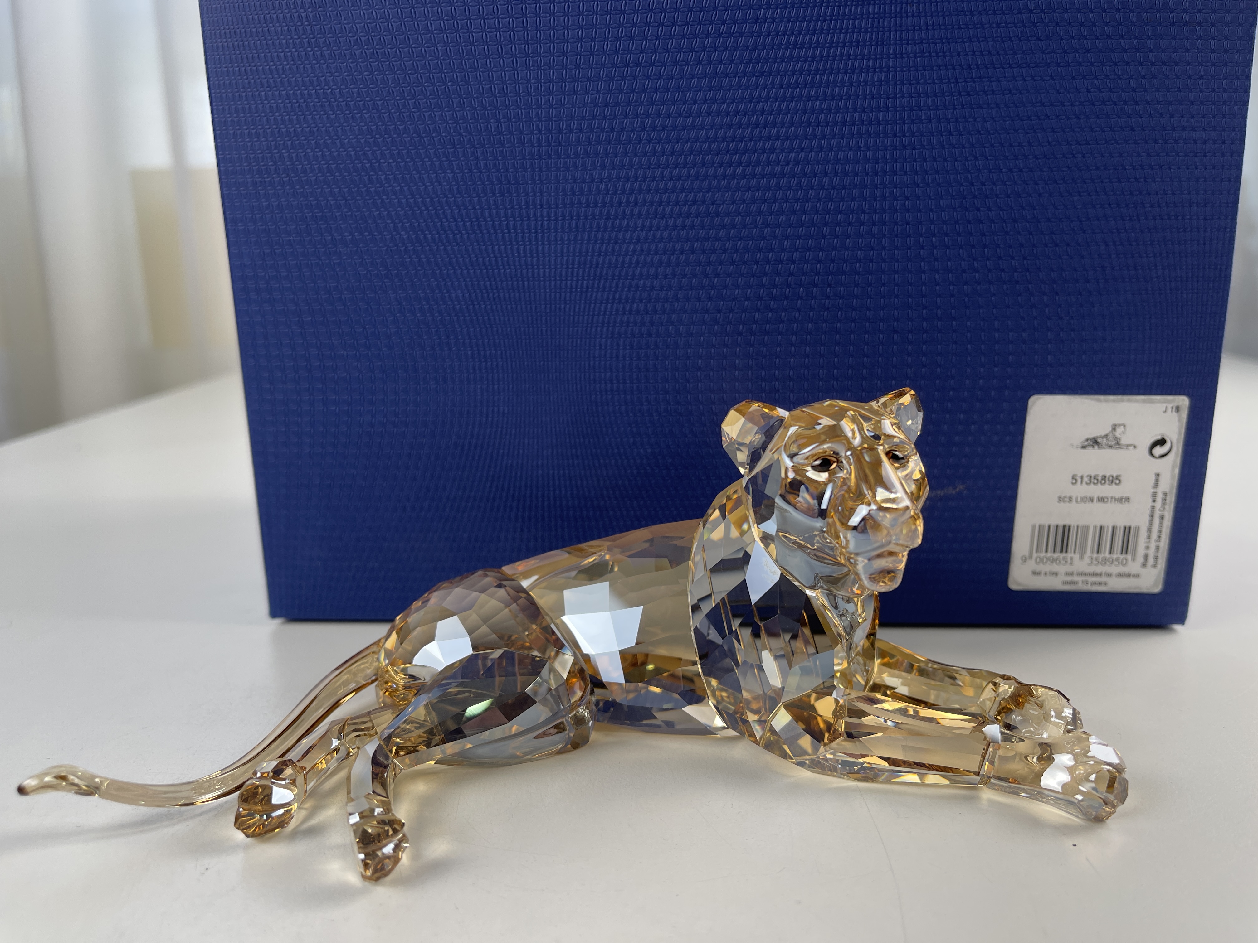  Swarovski Figur 5135895 Löwenmutter Löwe 17,9 cm Ovp Zertifikat Top Zustand   