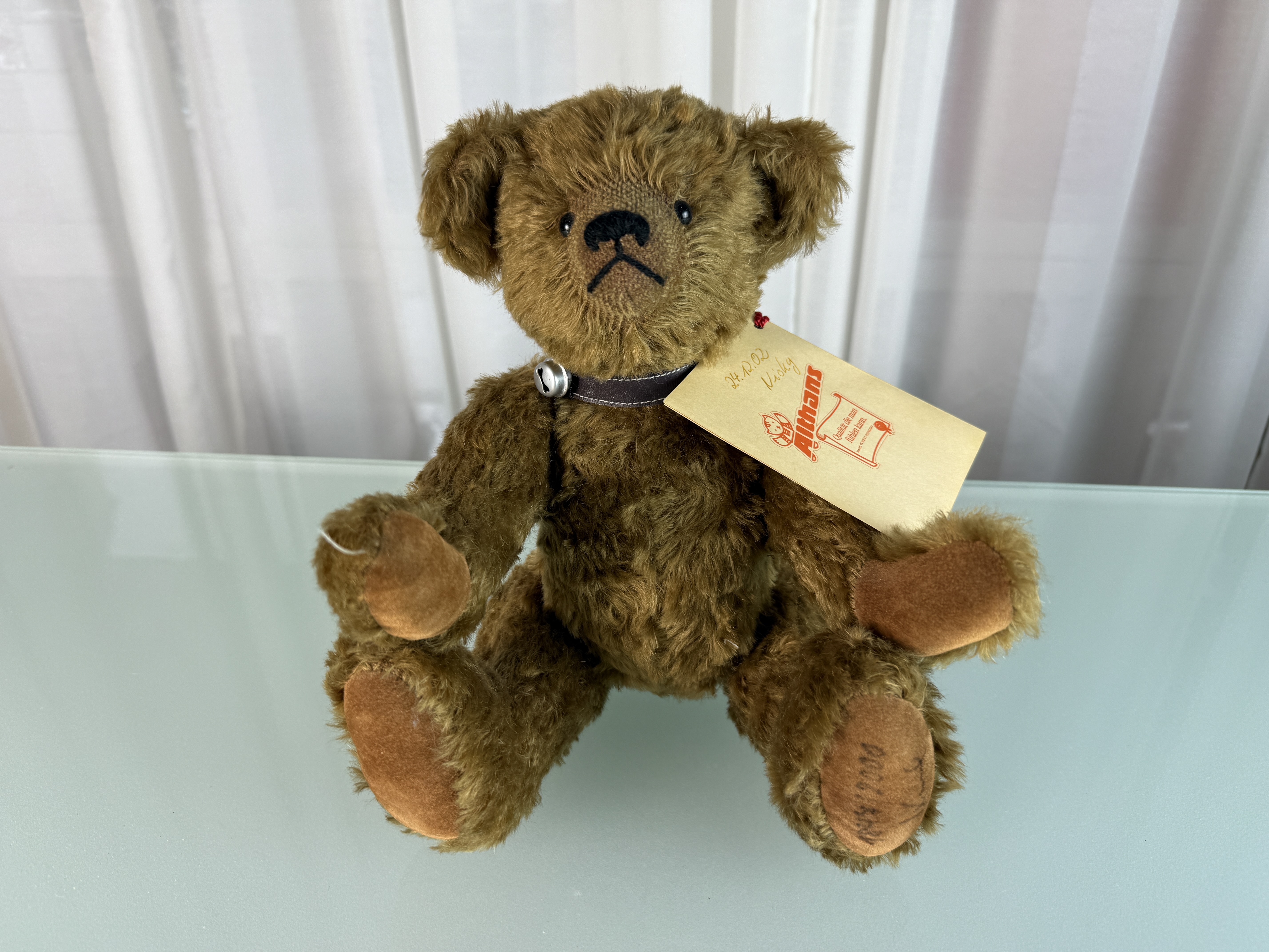 Künstlerbär Teddy Bär Althans Bär Künstlerbär Teddy Bär 32 cm Top Zustand.   