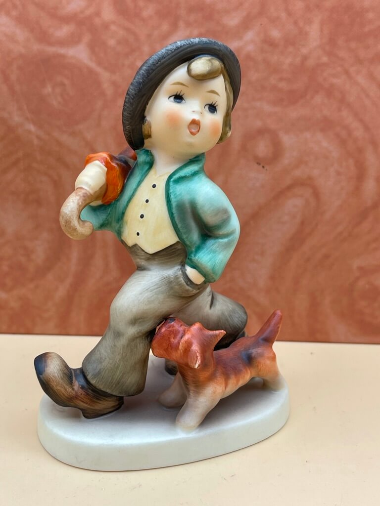 Hummel Figur 5 Wanderbub mit Hund 12 cm. 1 Wahl - Top Zustand.