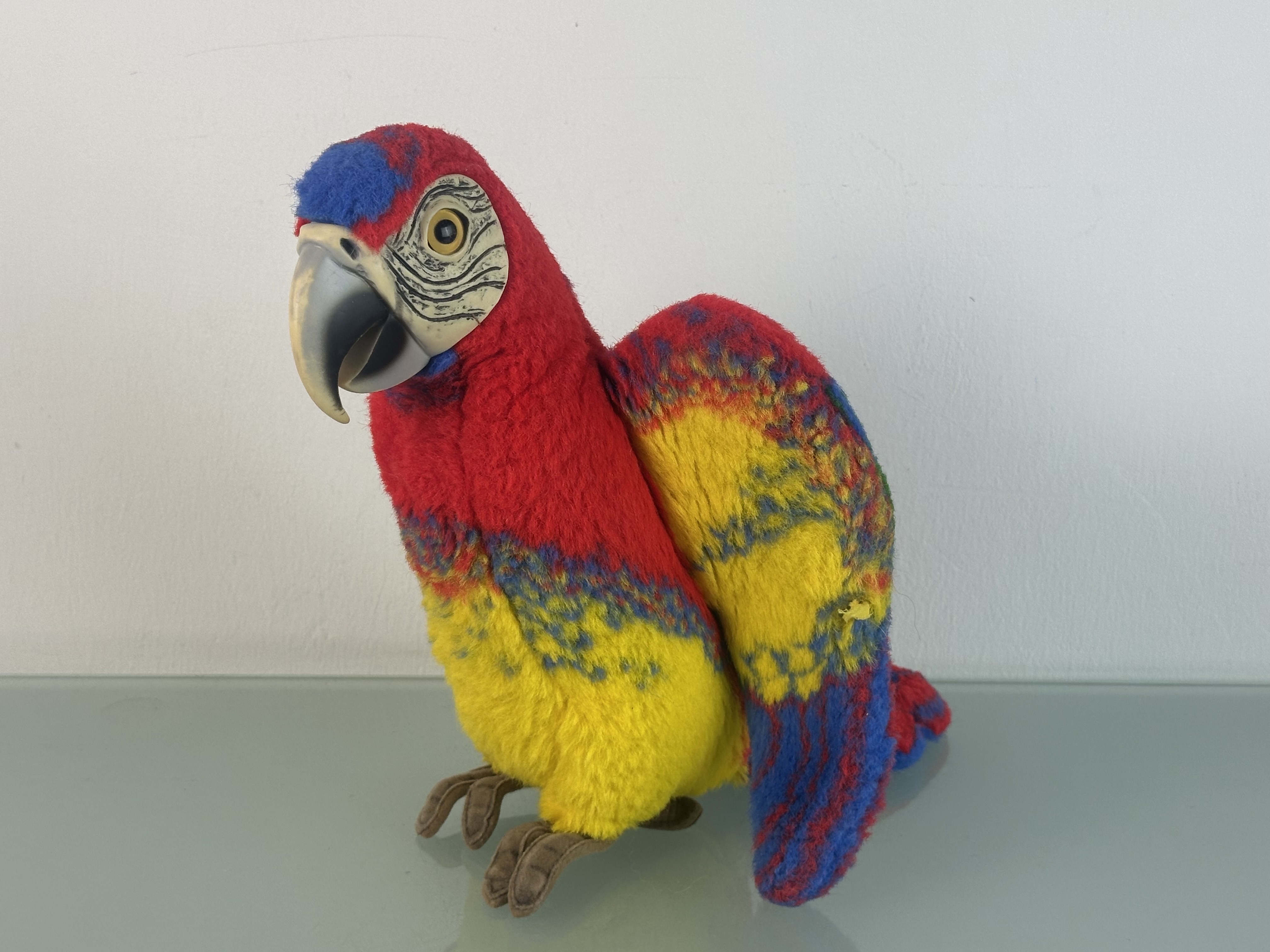 Steiff Tier Stofftier 2540/30 Papagei 30 cm Top Zustand