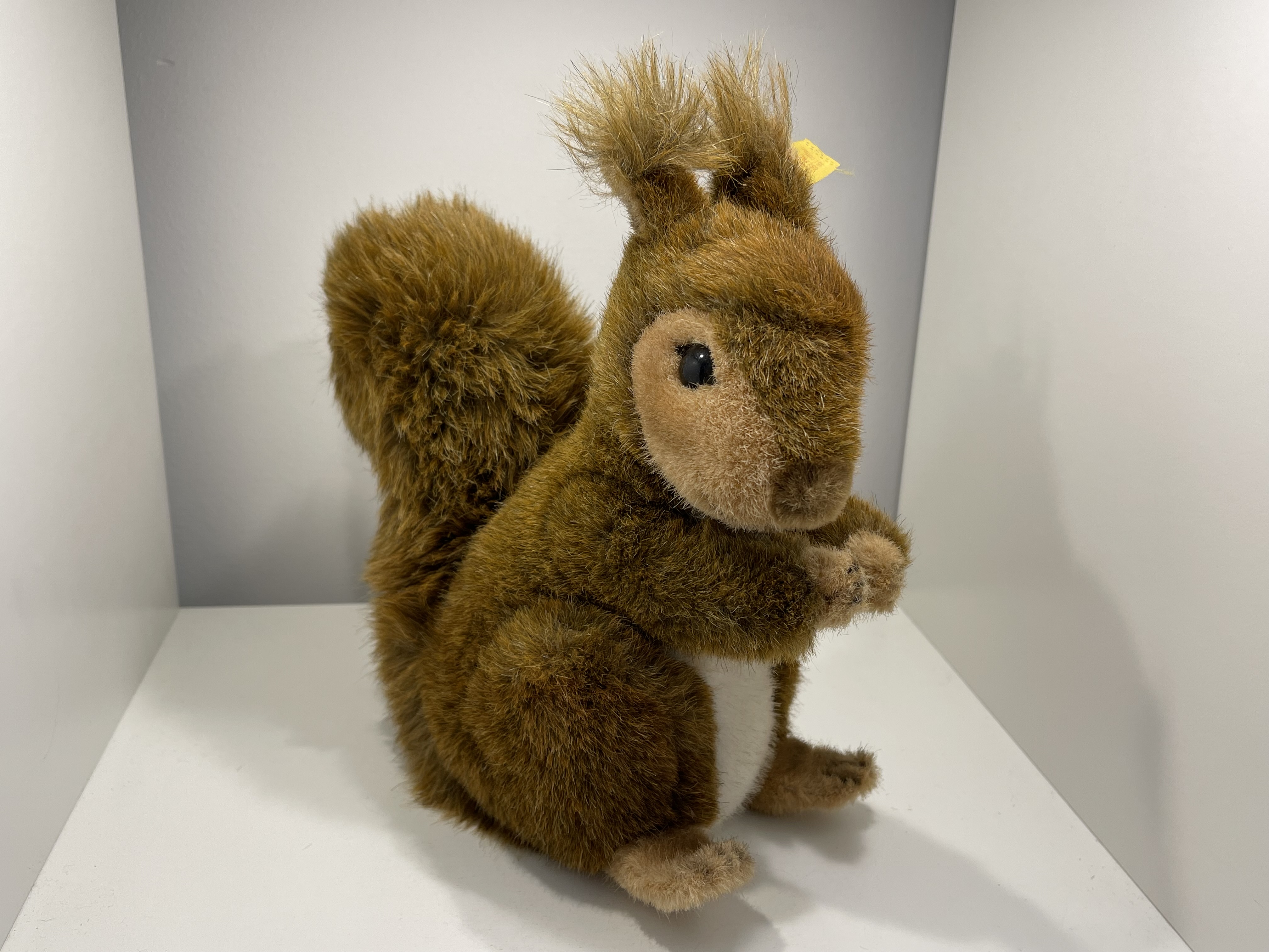 Steiff Tier 071331 Eichhörnchen 12 x 23 cm. Top Zustand   