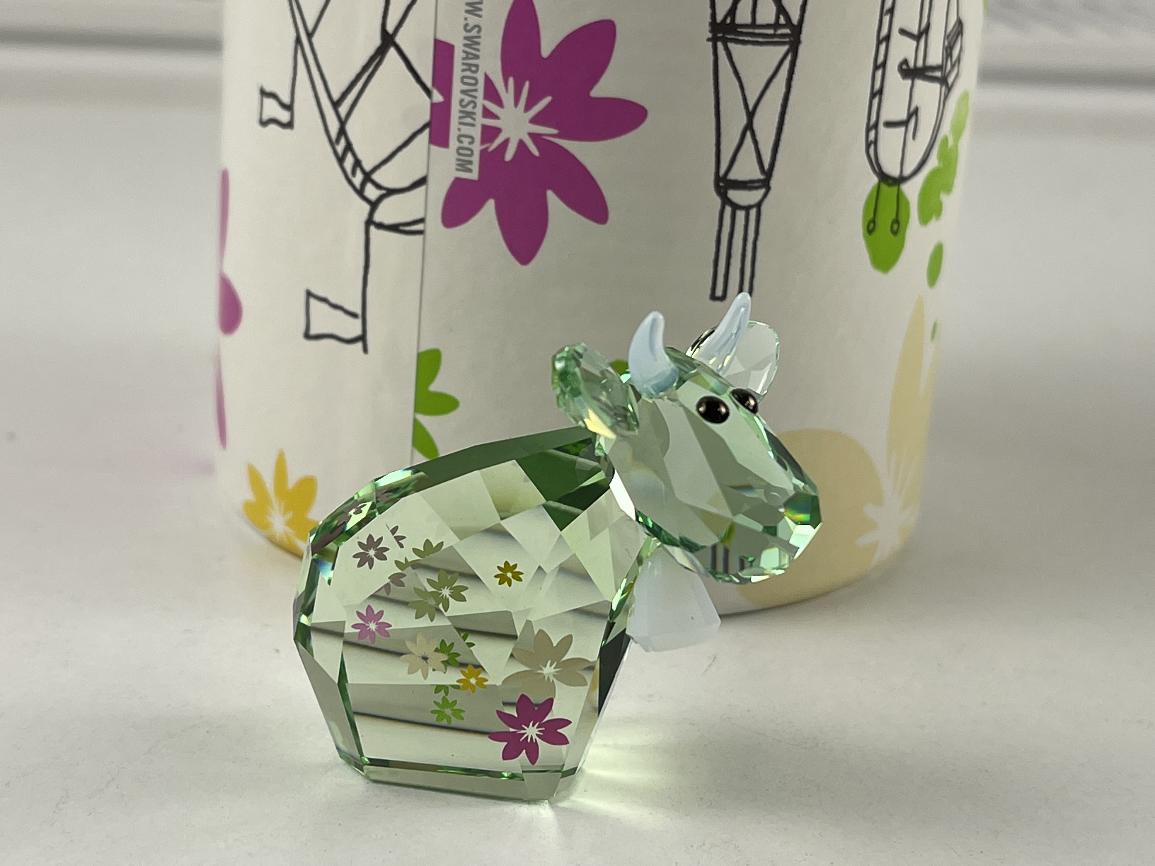 Swarovski Figur 1027911 Flower Mo 4,4 Ovp & Zertifikat - Top Zustand  
