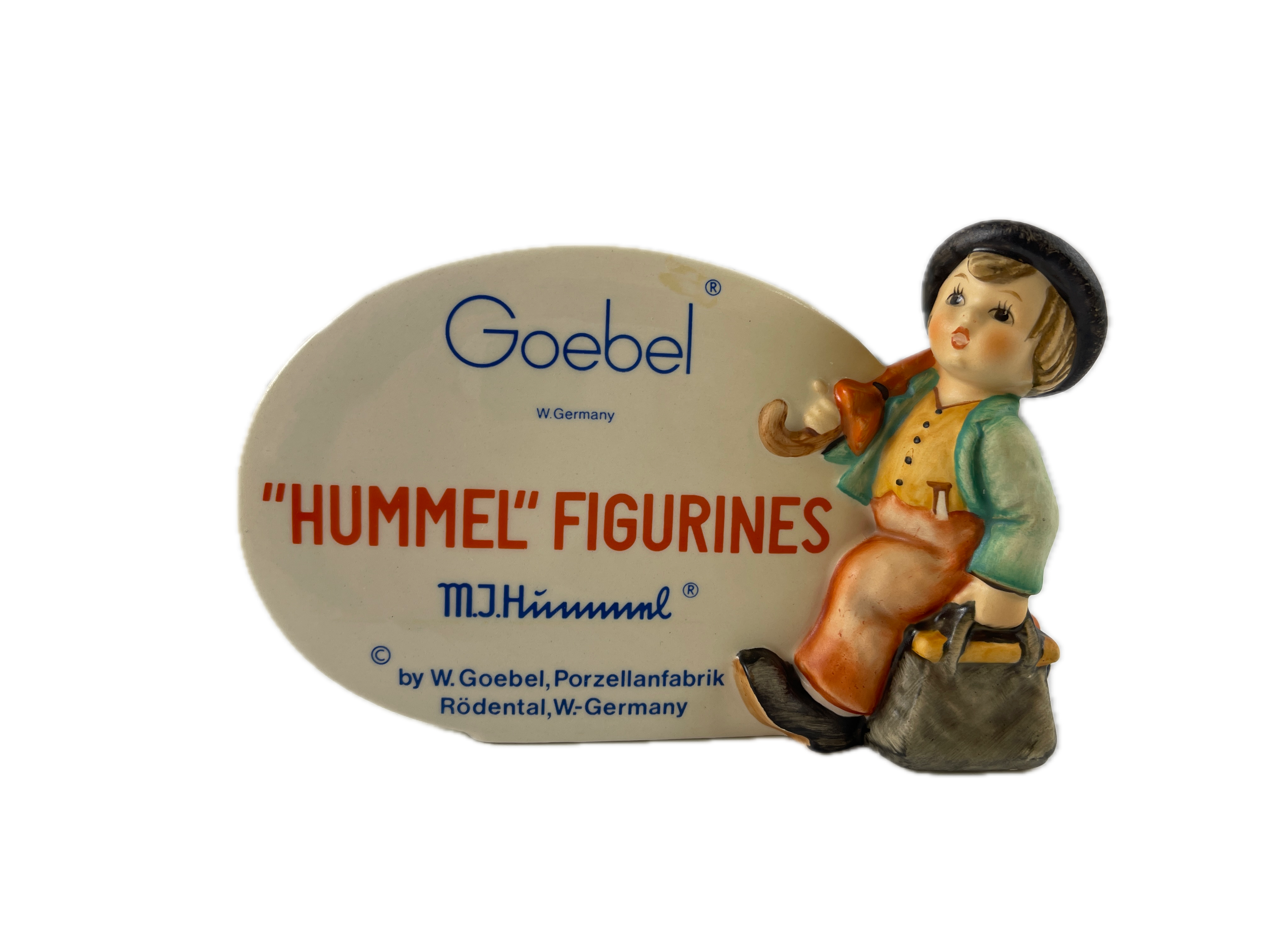  Hummel Figur 187A Händlerschild / Aufsteller 14 cm. 1 Wahl Top Zustand. 