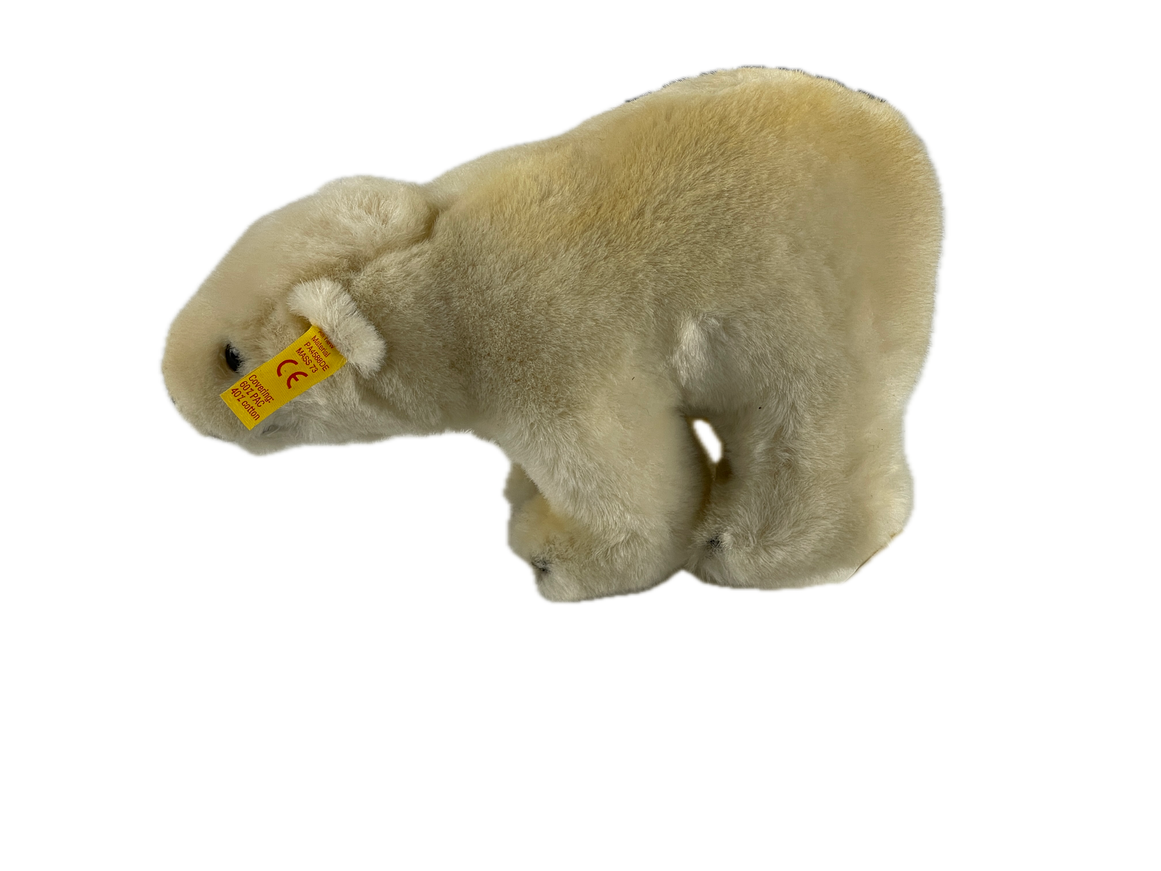 Steiff Tier 047152 Eisbär 8 x 17 cm. Rauchgeruch